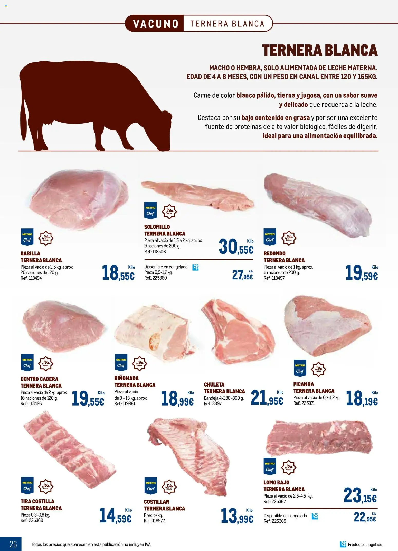 Makro Expertos en carnes │ válido desde el 07/09/2026 | Página: 26 | Productos: Leche, Lomo, Bandeja, Carne