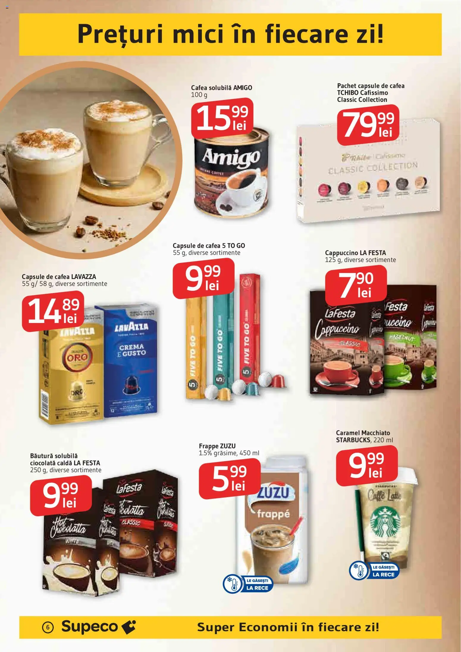 Noul catalog Supeco – valabil de la 27.08.2026 | Pagină: 6 | Produse: Zuzu, Mici, Cafea, Ciocolată