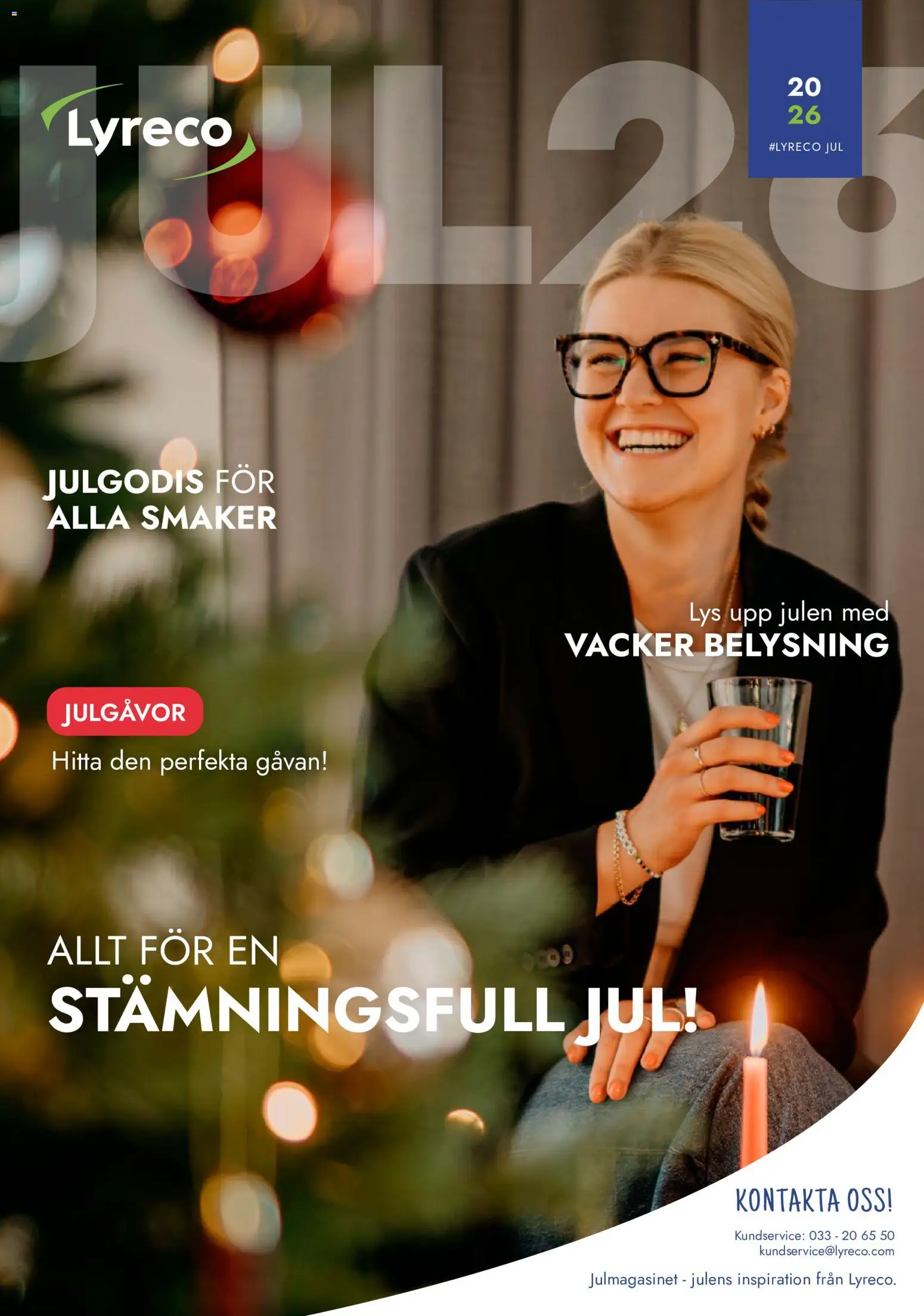 Lyreco reklamblad aktuell från 16/09/2026 | Sida: 1 | Produkter: Julgodis, Belysning