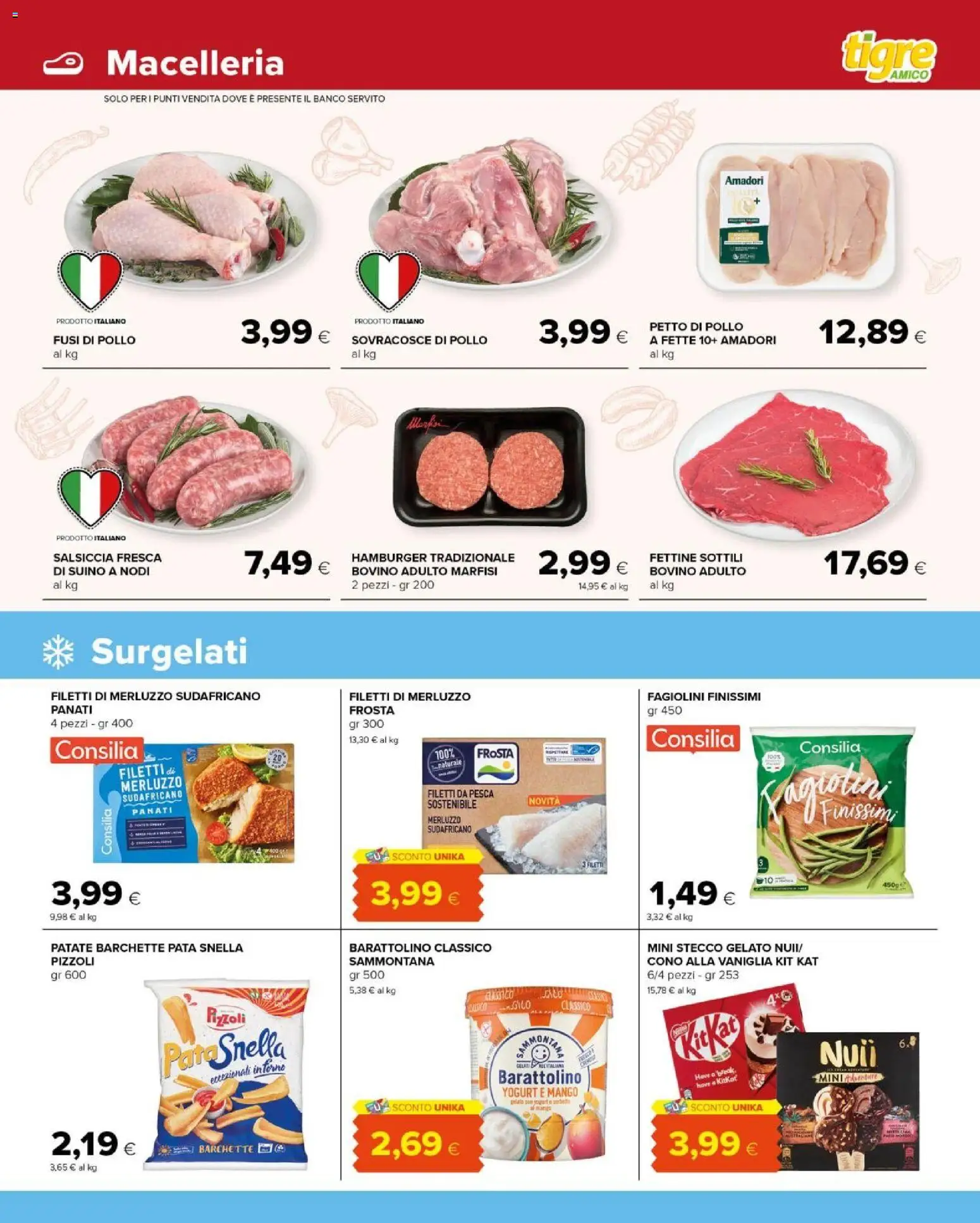 Volantino Tigre del 06.05.2026 | Pagina: 5 | Prodotti: Patate, Suino, Mango, Pesca