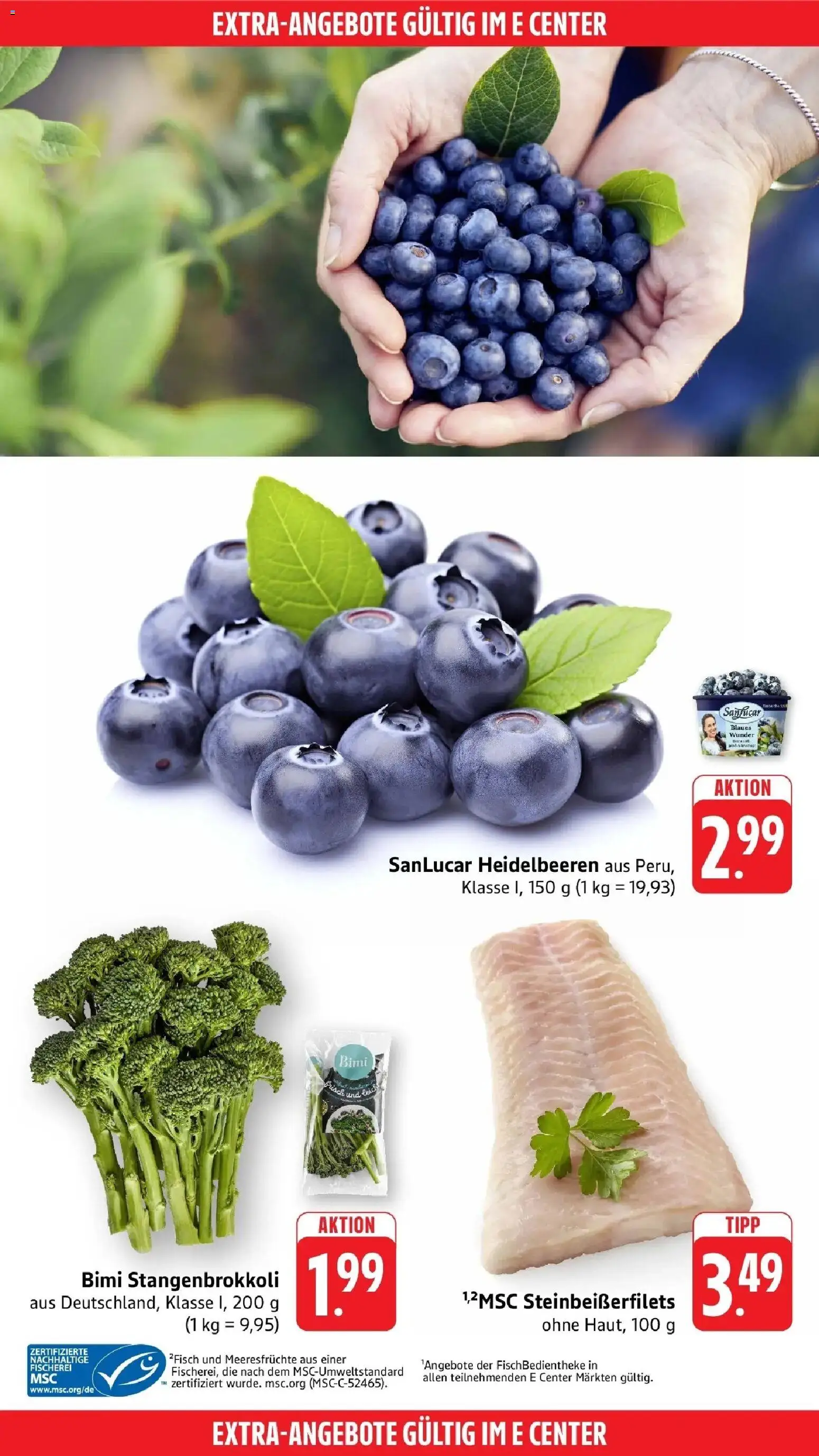 Edeka Prospekt Stuttgart - Feuerbach (ab 31.08.2026) » Angebote Online | Seite: 49 | Produkte: Heidelbeeren, Meeresfrüchte