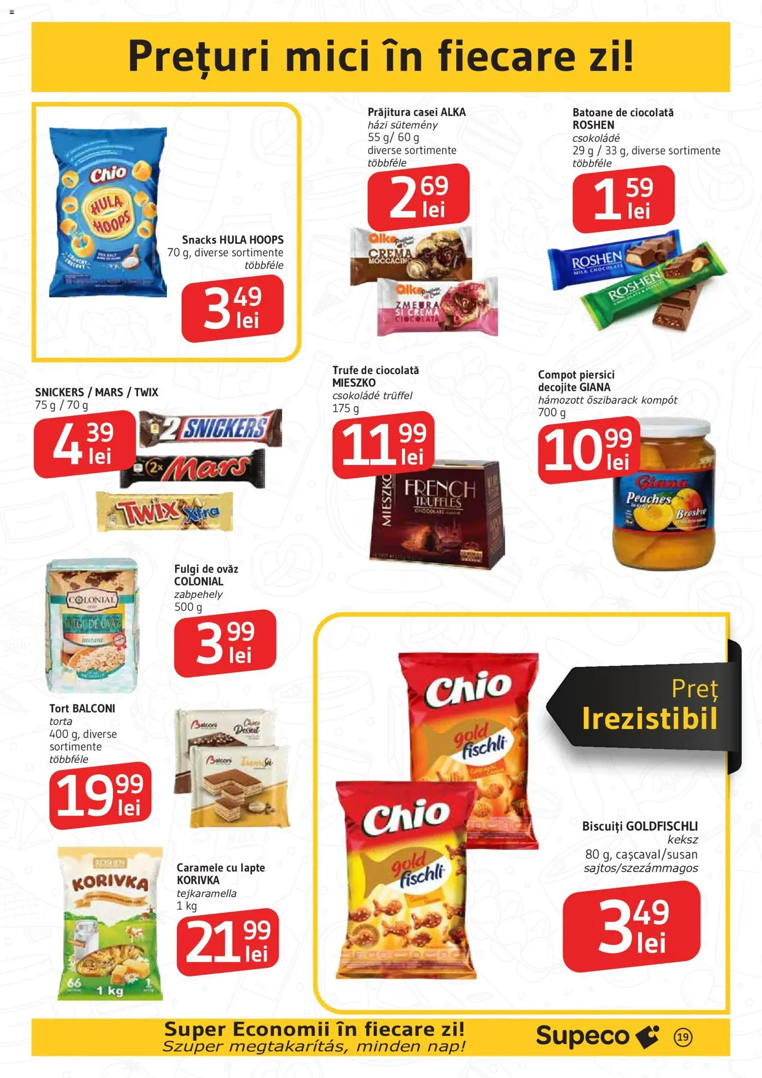 Noul catalog Supeco – valabil de la 14.05.2026 | Pagină: 19 | Produse: Lapte, Cremă, Compot, Fulgi
