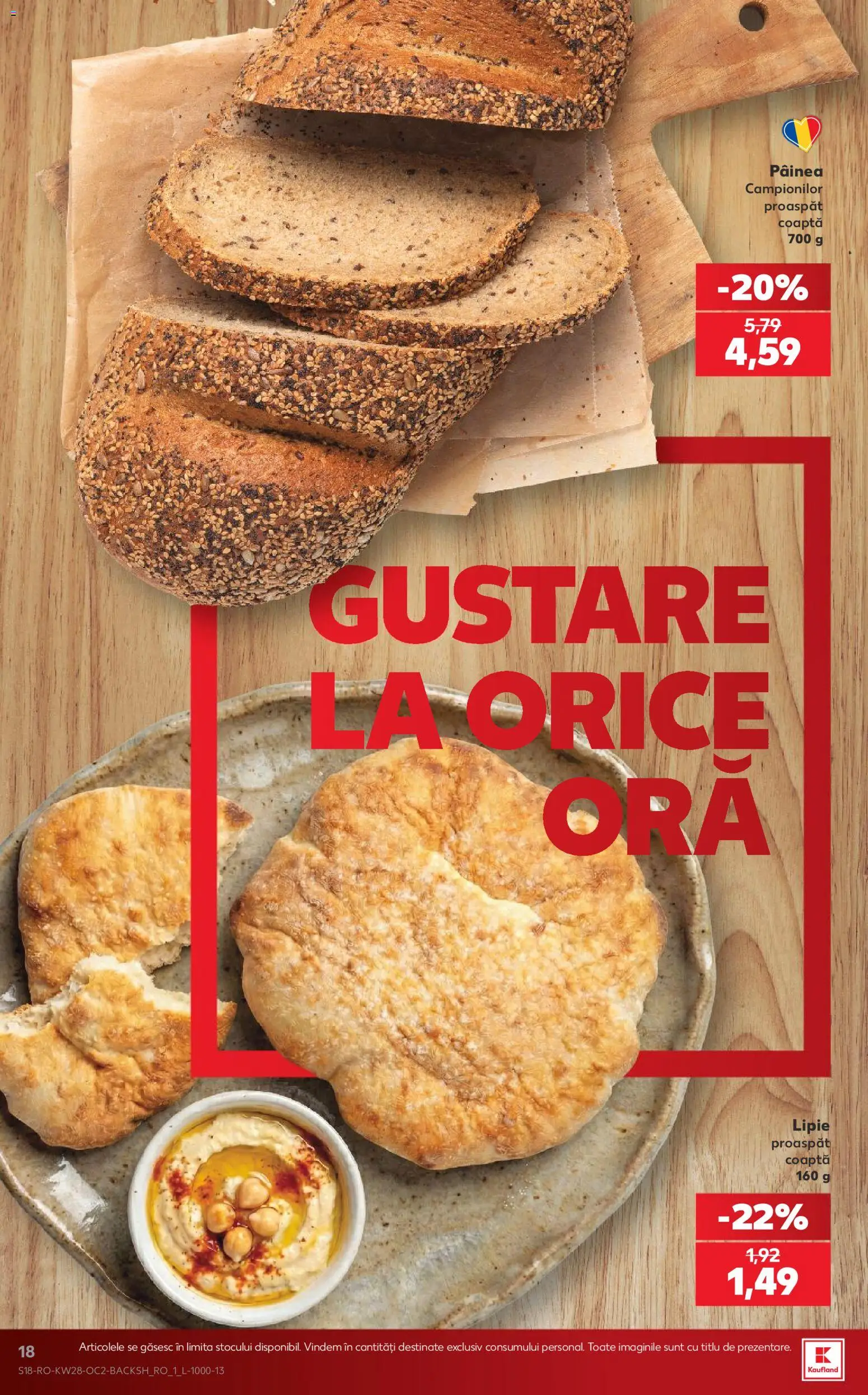 Kaufland RO akciós ujság - amely érvényes a következő dátumtól: 2026.07.08. | Oldal: 18