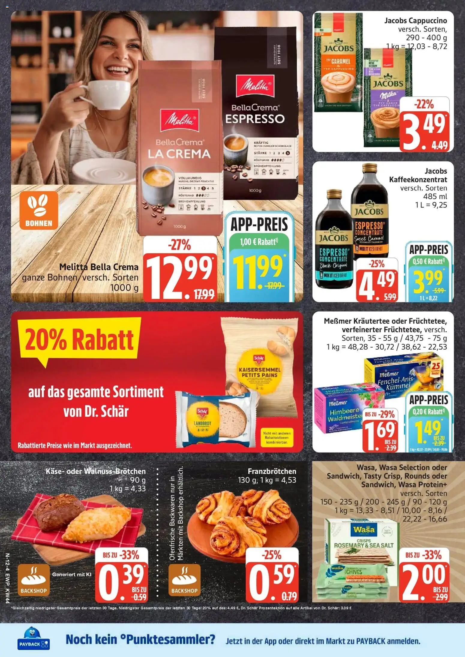 Edeka Prospekt Rostock (ab 26.10.2026) » Angebote Online | Seite: 12 | Produkte: Käse, Schokolade, Milka, Ofenfrische