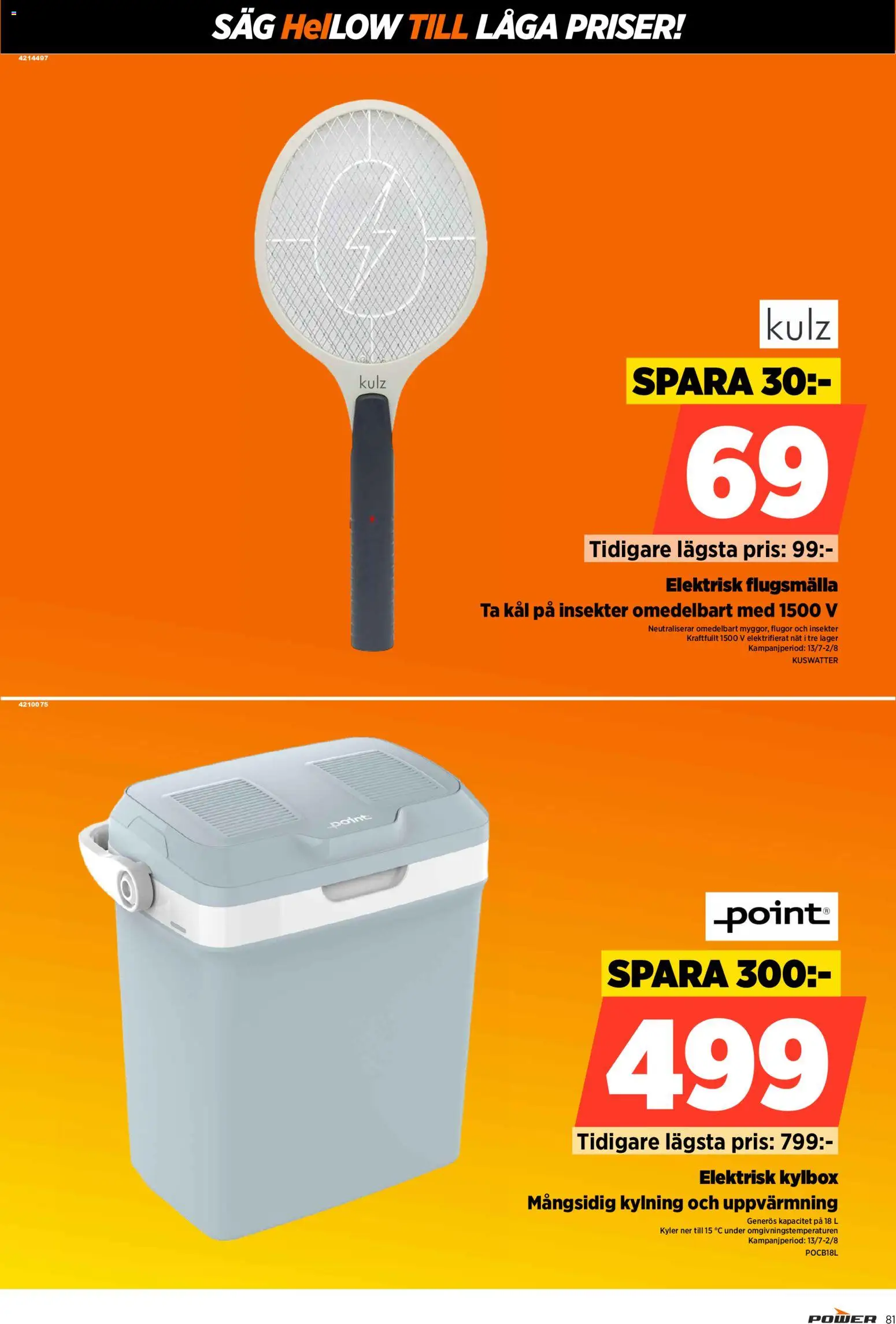 Power reklamblad aktuell från 20/07/2026 | Sida: 81