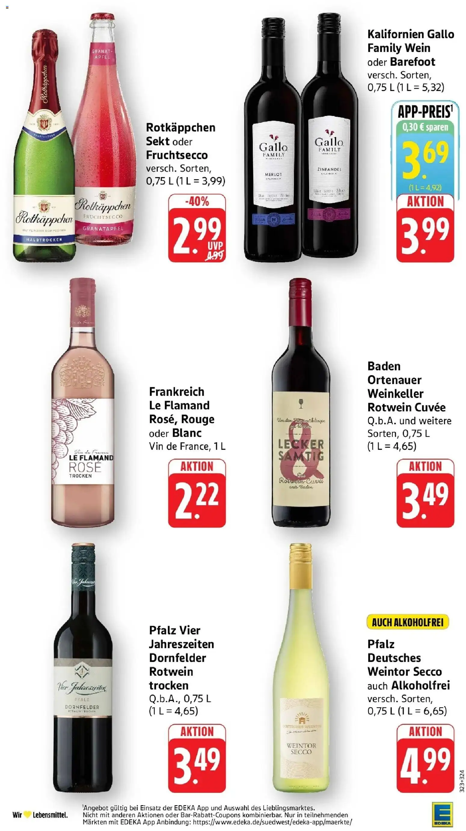 Edeka Prospekt Bad Kreuznach – gültig ab 28.09.2026 | Seite: 32 | Produkte: Rotwein, Äpfel, Rouge, Wein