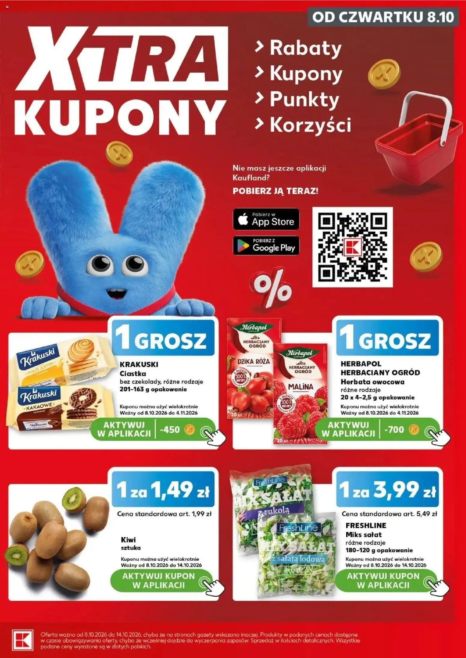 Kaufland gazetka - Super sobota od 08.10.2026 - od jutra PDF | Strona: 13 | Produkty: Gazety, Herbata, Ciastka, Kiwi