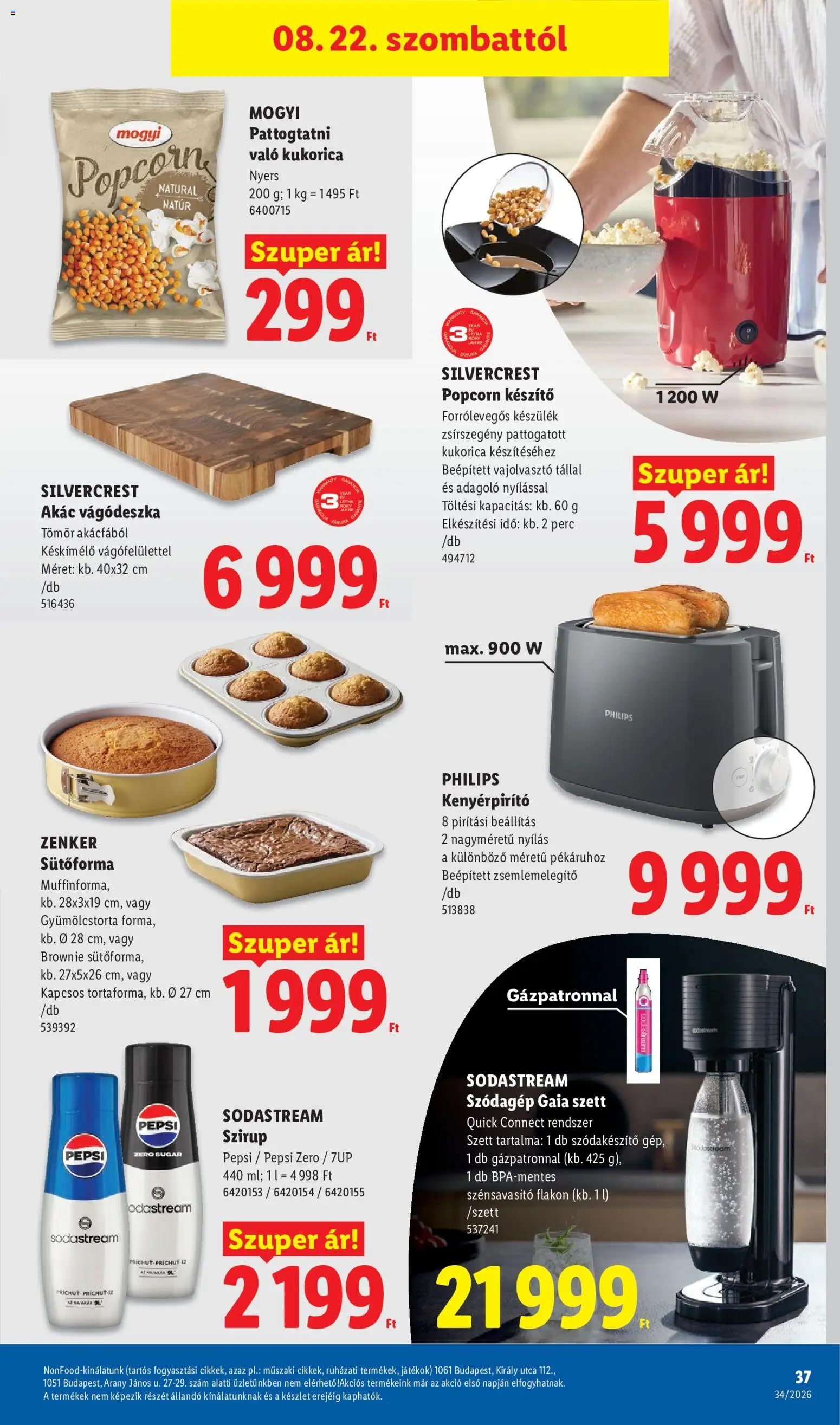 Lidl akciós ujság - amely érvényes a következő dátumtól: 2026.08.19. | Oldal: 37