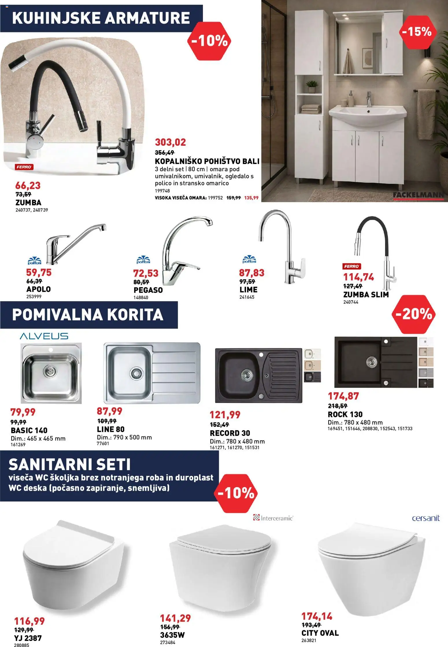 Novi Inpos katalog ponudbe – veljaven od 10.09.2026 | Stran: 21 | Izdelki: Pohištvo, Omara, Ogledalo, WC školjka