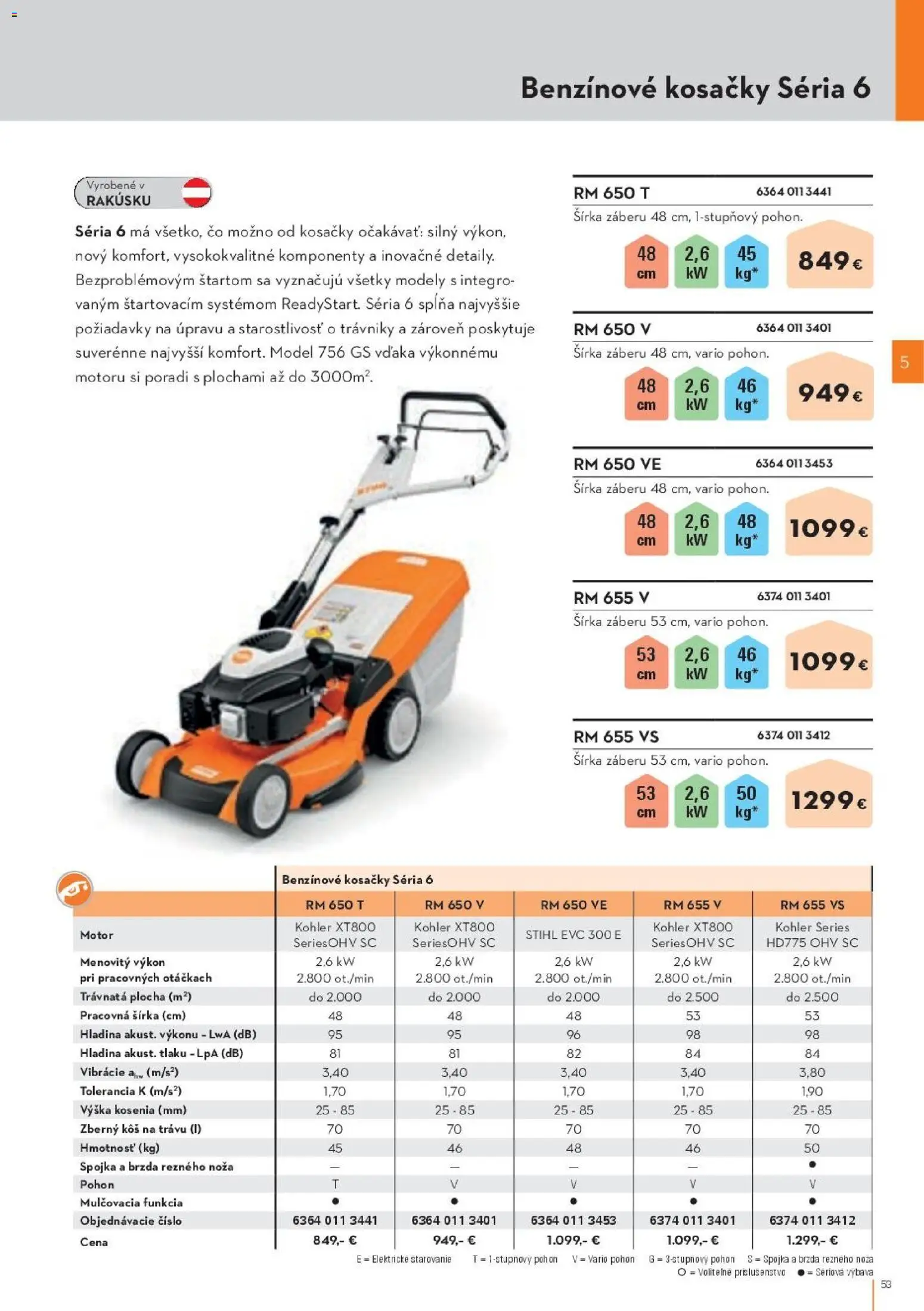 Nové STIHL akcie – leták je platný od 19.08.2026 | Strana: 53 | Produkty: Kosačky, Kôš