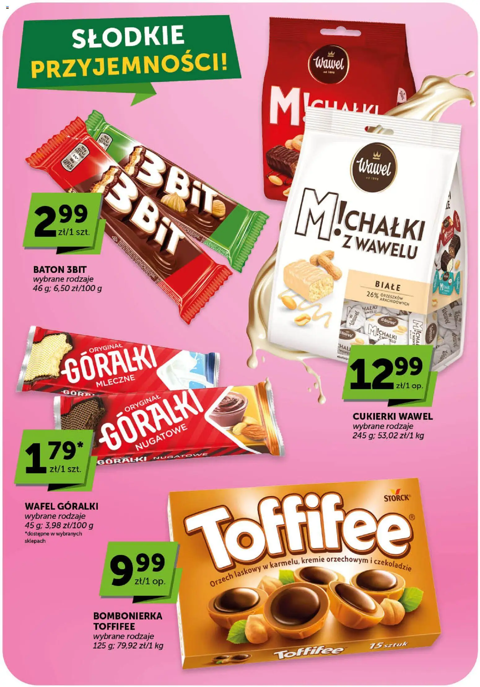 Groszek gazetka od 12.03.2026 | Strona: 28 | Produkty: Bombonierka, Toffifee, Baton, Cukierki
