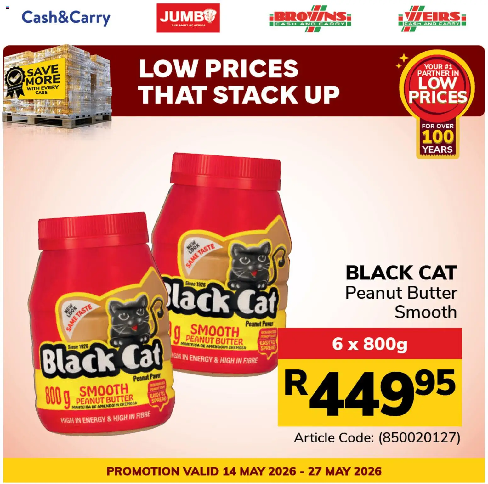 New Jumbo catalogue – valid from 14.05.2026 | Page: 5 | Products: Case, Butter, Peanut butter