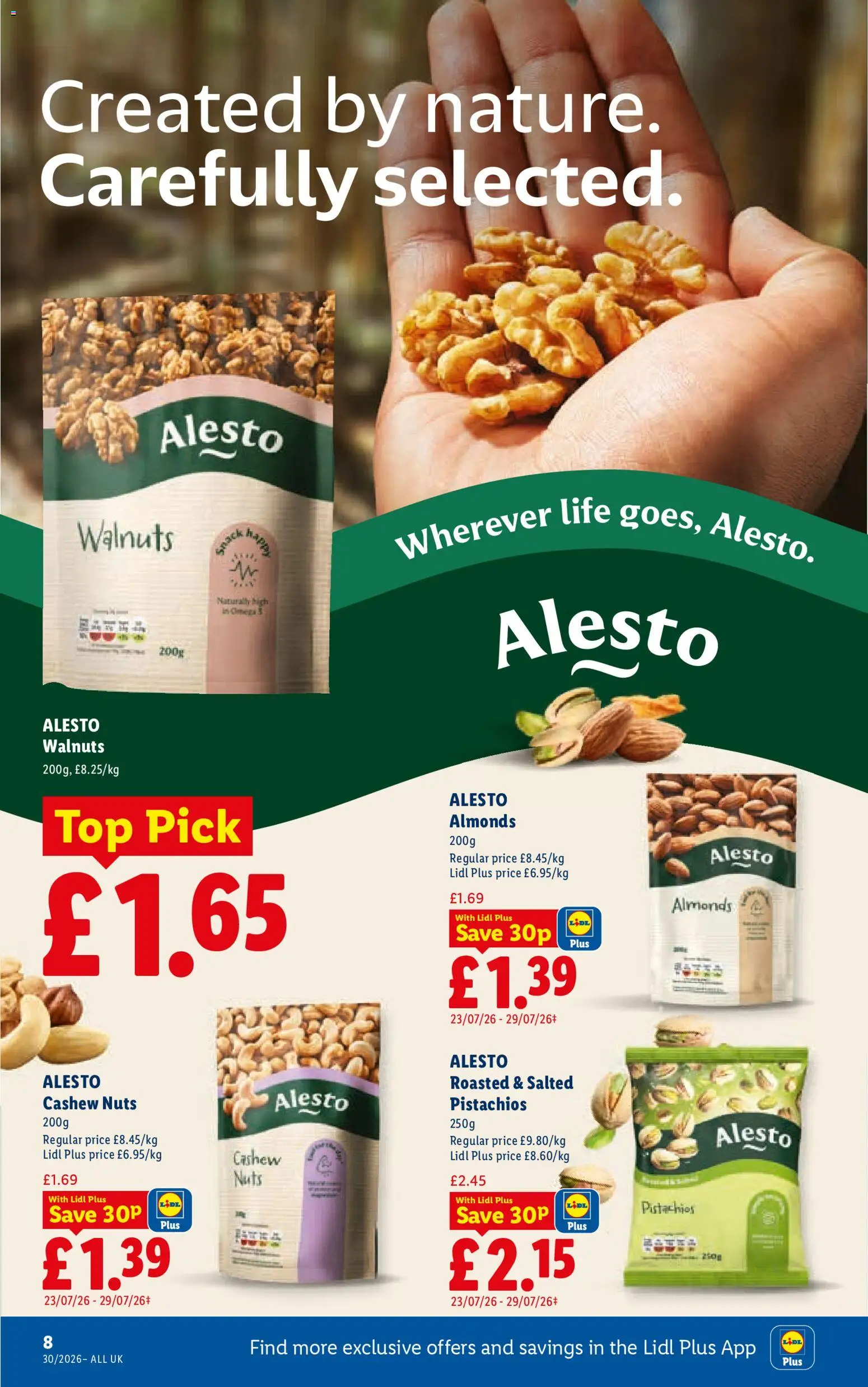 {H1} | Page: 10 | Products: Nuts, Almonds, Snack