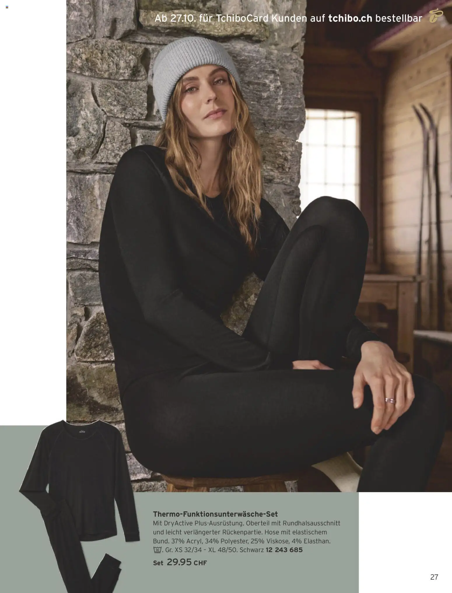 Tchibo aktionen Warme Styles – gültig ab 01.11.2026 | Seite: 27 | Produkte: Hose