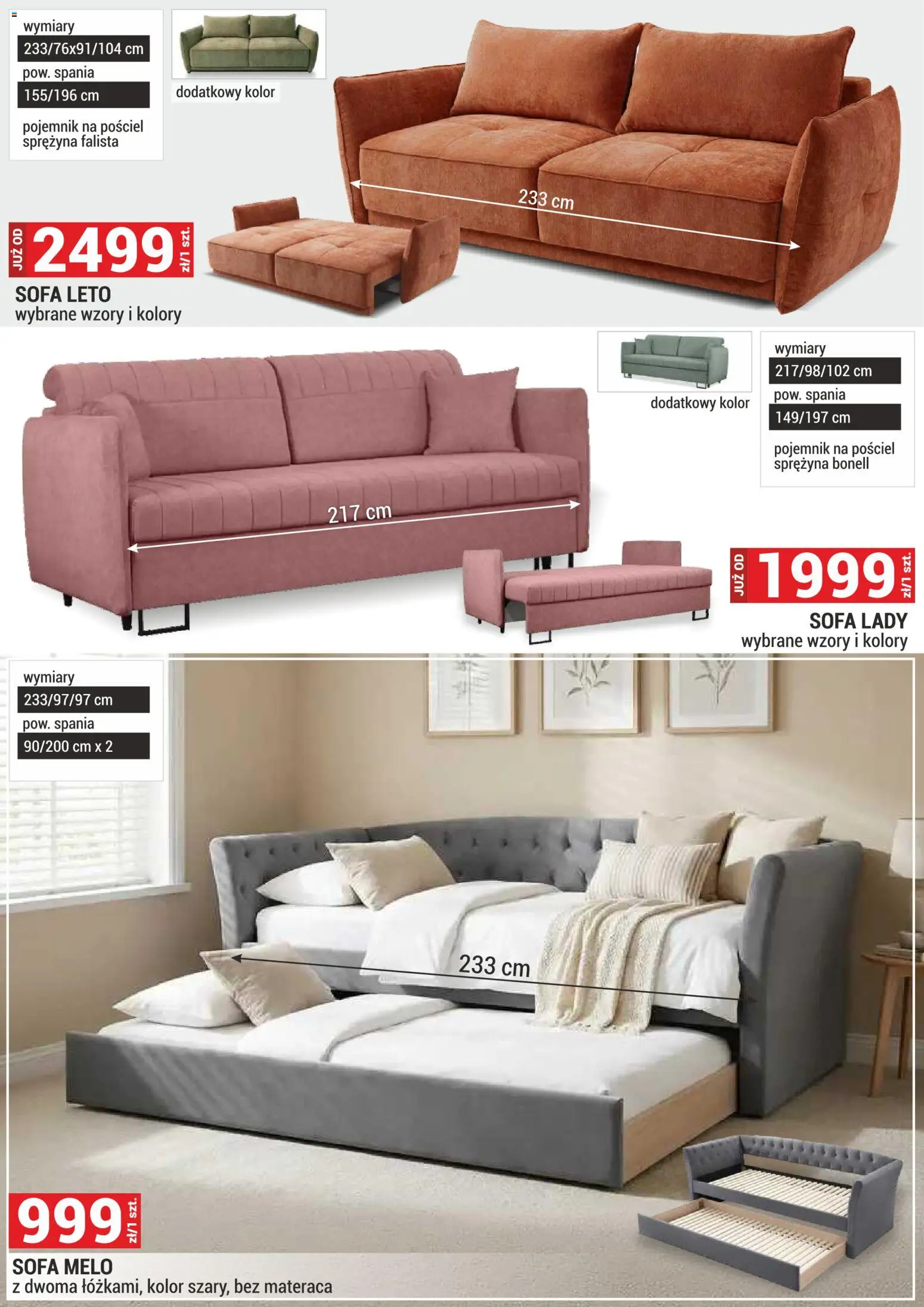 Merkury Market gazetka - Meble, Wypoczynki, Materace od 01.09.2026 | Strona: 9 | Produkty: Pościel, Sofa