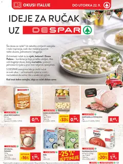 Interspar Katalog - Pregled kataloga iz trgovine Interspar, vrijedi od 16.09.2026 | Stranica: 16 | Proizvodi: Grana Padano, Pasirana rajčica, Mortadela, Rajčica