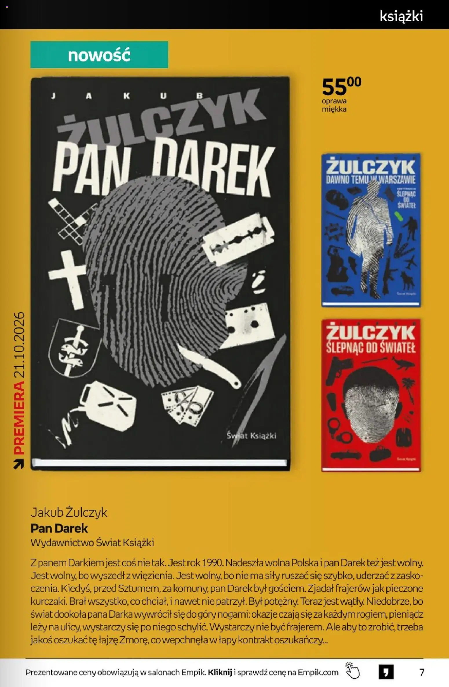 Empik promocje - Tom kultury Książki od 14.10.2026 | Strona: 7 | Produkty: Książki