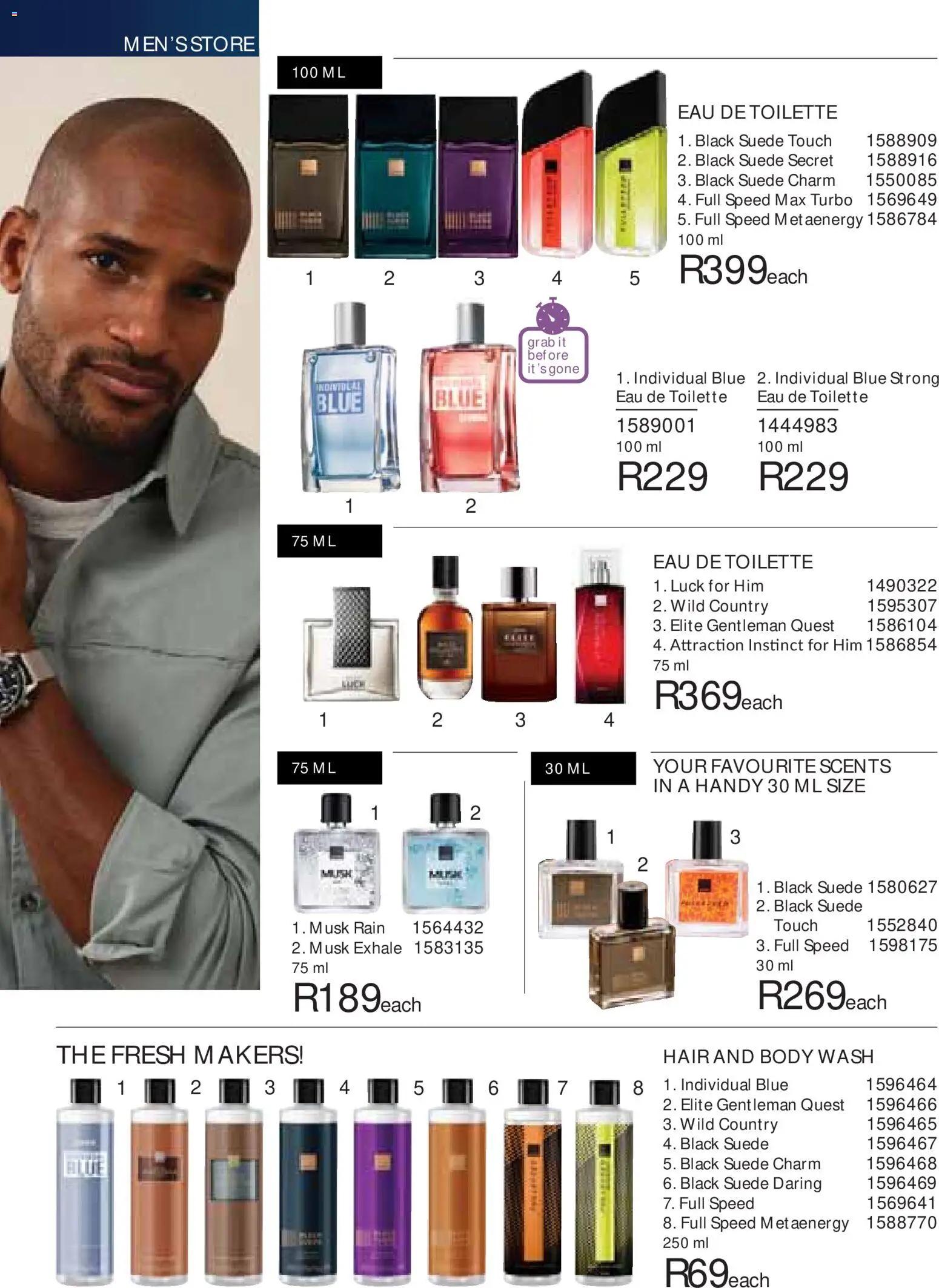 New Avon catalogue – valid from 01/10/2026 | Page: 86 | Products: Eau de toilette, Body wash