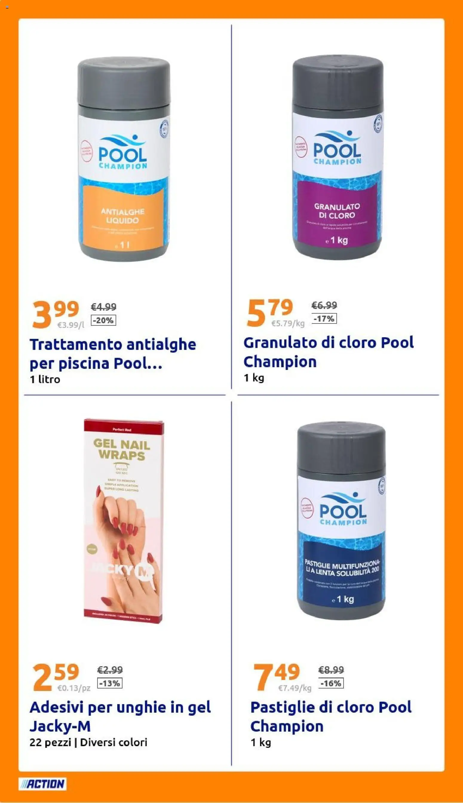 Volantino Action del 01/07/2026 | Pagina: 28 | Prodotti: Piscina