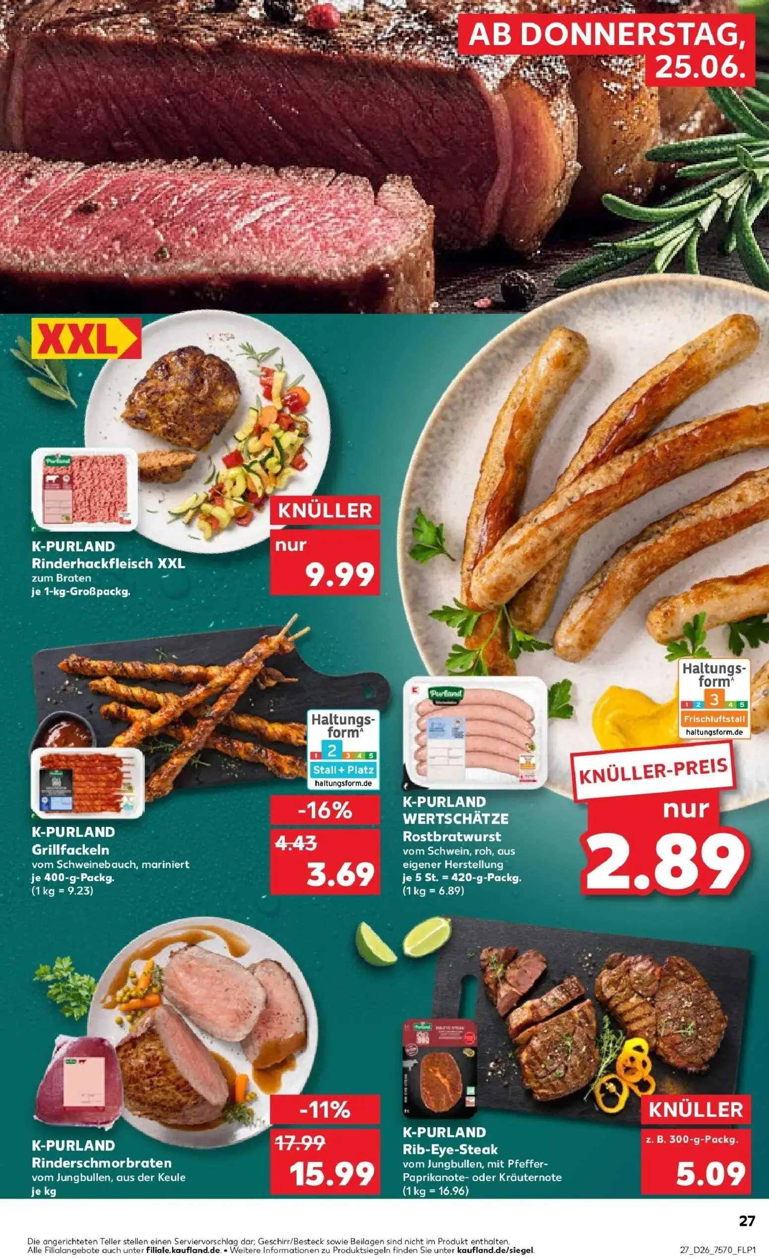 Kaufland Prospekt Wülfrath – gültig ab 22.06.2026 | Seite: 36 | Produkte: Pfeffer, Steak