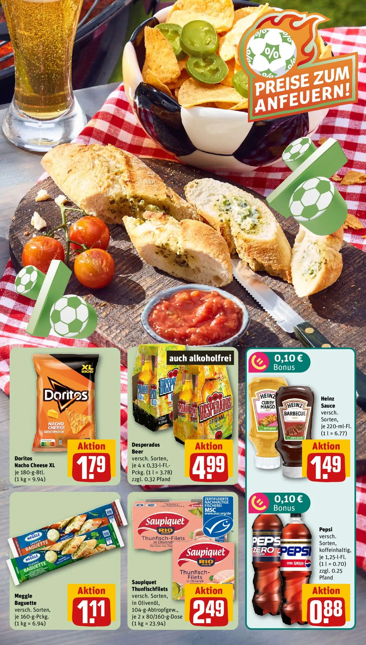Rewe Prospekt – gültig ab 13.07.2026 | Seite: 5 | Produkte: Olivenol, Zucker, Desperados, Pepsi