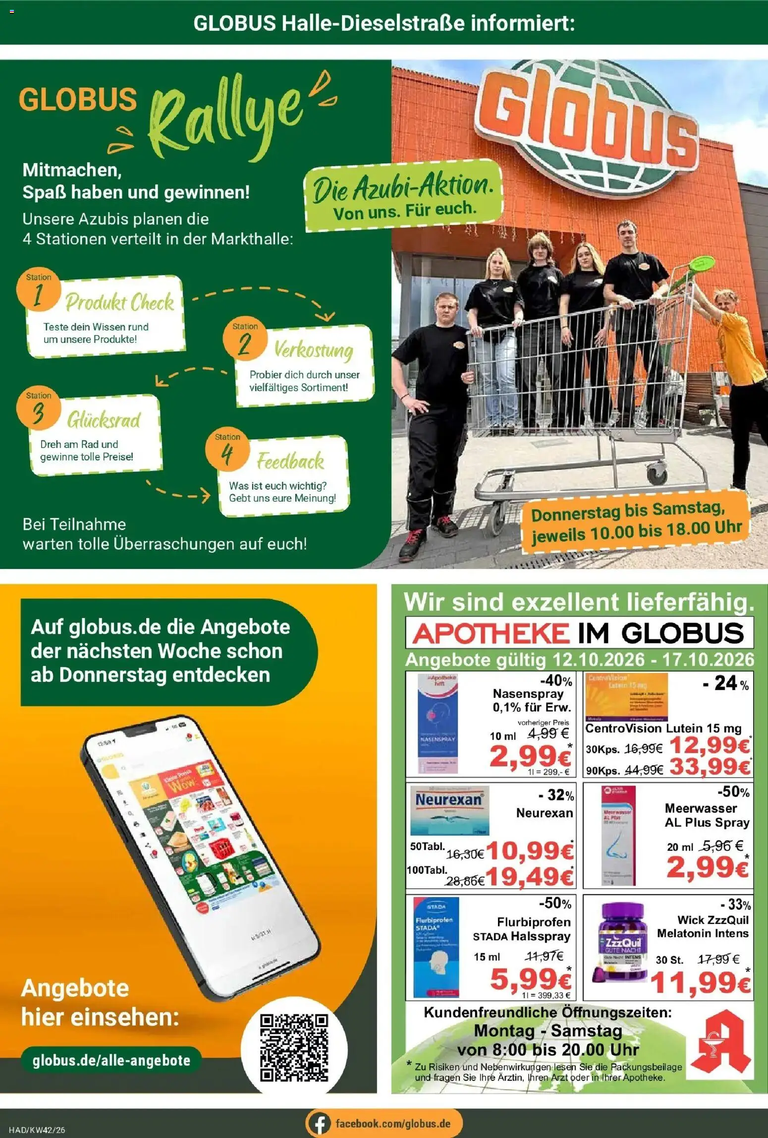 Globus Prospekt Halle (saale) (ab 12.10.2026) » Angebote online | Seite: 27 | Produkte: Uhr