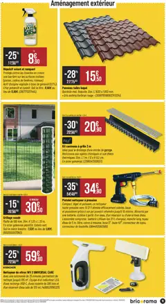Bricorama - Prévisualisation de Bricorama catalogue valide à partir de 09/09/2026 | Page: 11 | Produits: Mètre, Karcher, Rouleau, Raclette