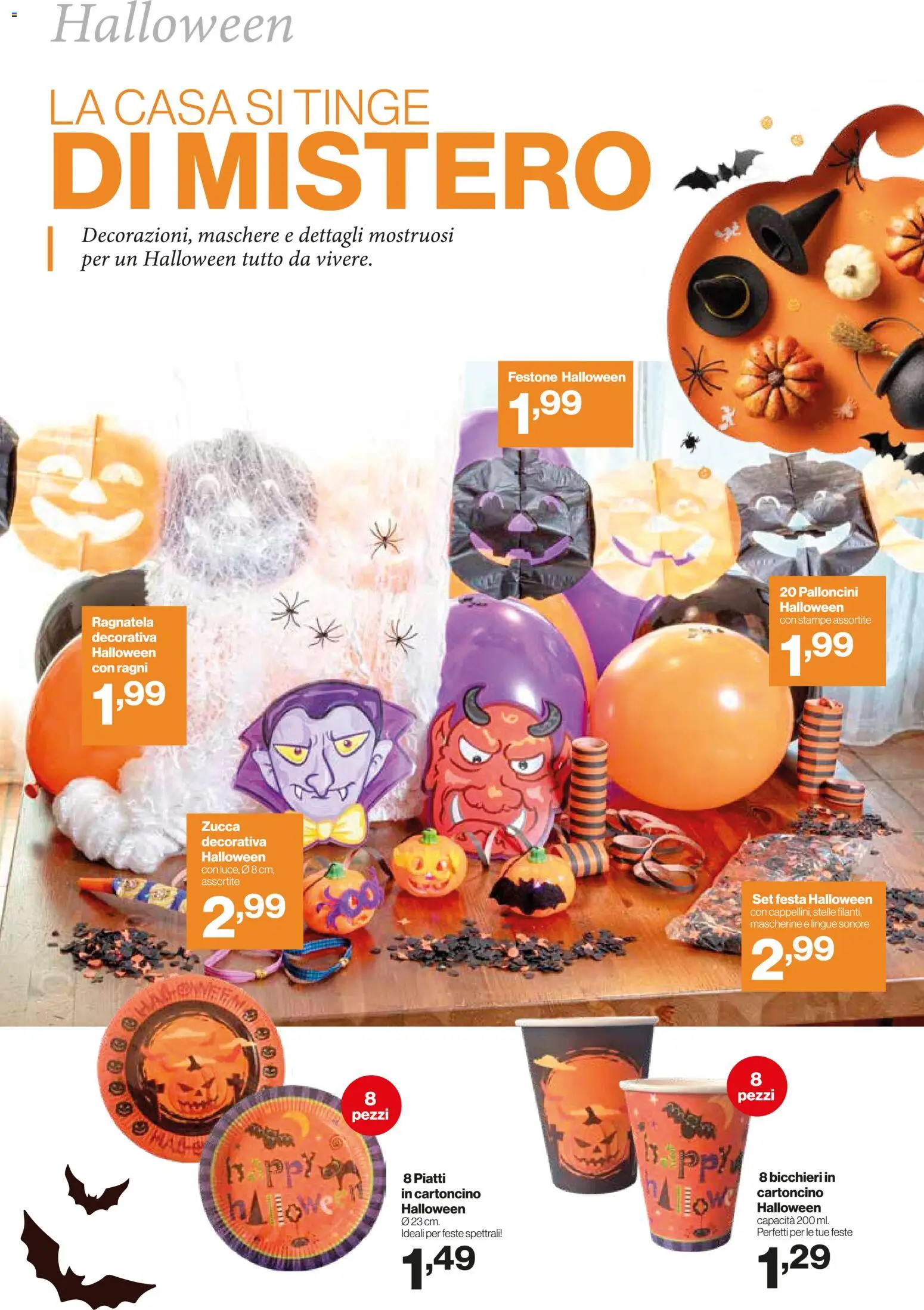 Volantino IN's del 07/10/2026 | Pagina: 6 | Prodotti: Piatti, Zucca, Maschere
