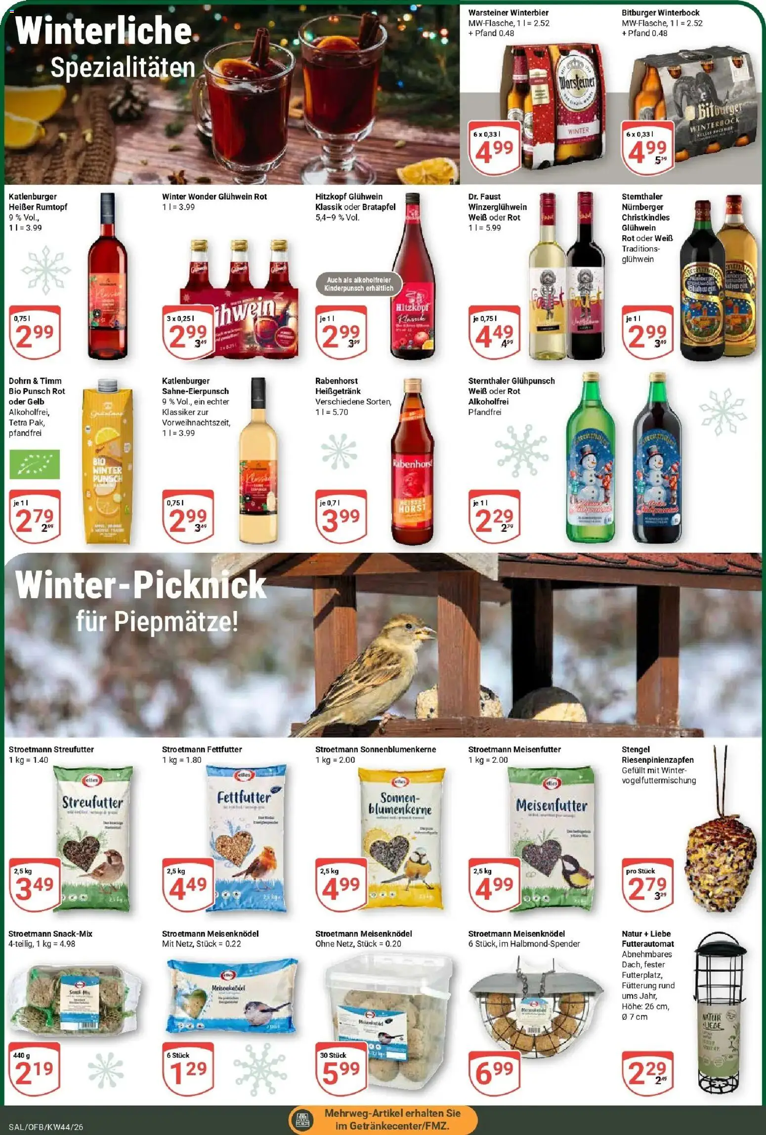 Globus Prospekt Völklingen – gültig ab 26.10.2026 | Seite: 21 | Produkte: Bitburger, Spezialitäten, Warsteiner