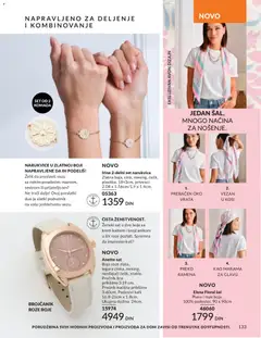 AVON katalog Maj 2026 - pregled AVON kataloga - važi od 01.05.2026 | Strana: 133 | Proizvode: Marama, Šal, Kaiš, Vrata