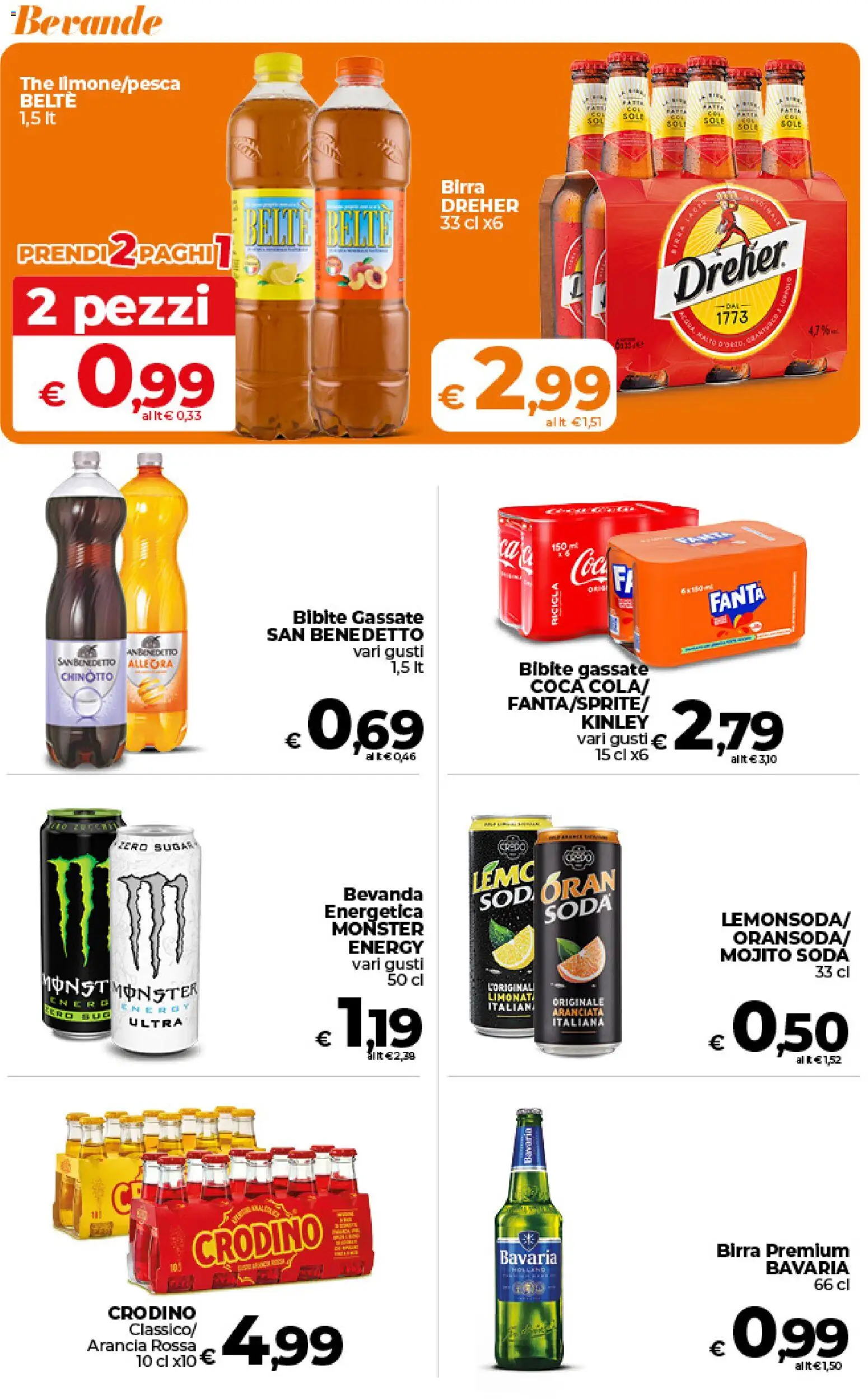 Volantino Ipercoop del 09.06.2026 | Pagina: 45 | Prodotti: Chinotto, Bibite, Fanta, Arancia