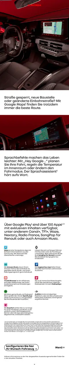 Renault Neuer Clio ab 01.10.2025 gültig | Seite: 9 | Produkte: Smartphones, Radio