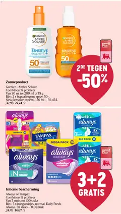 Delhaize folder week 25 - Voorbeeld van een folder van Delhaize, geldig van 18.06.2026 | Pagina: 41 | Producten: La, Pads, Tampons