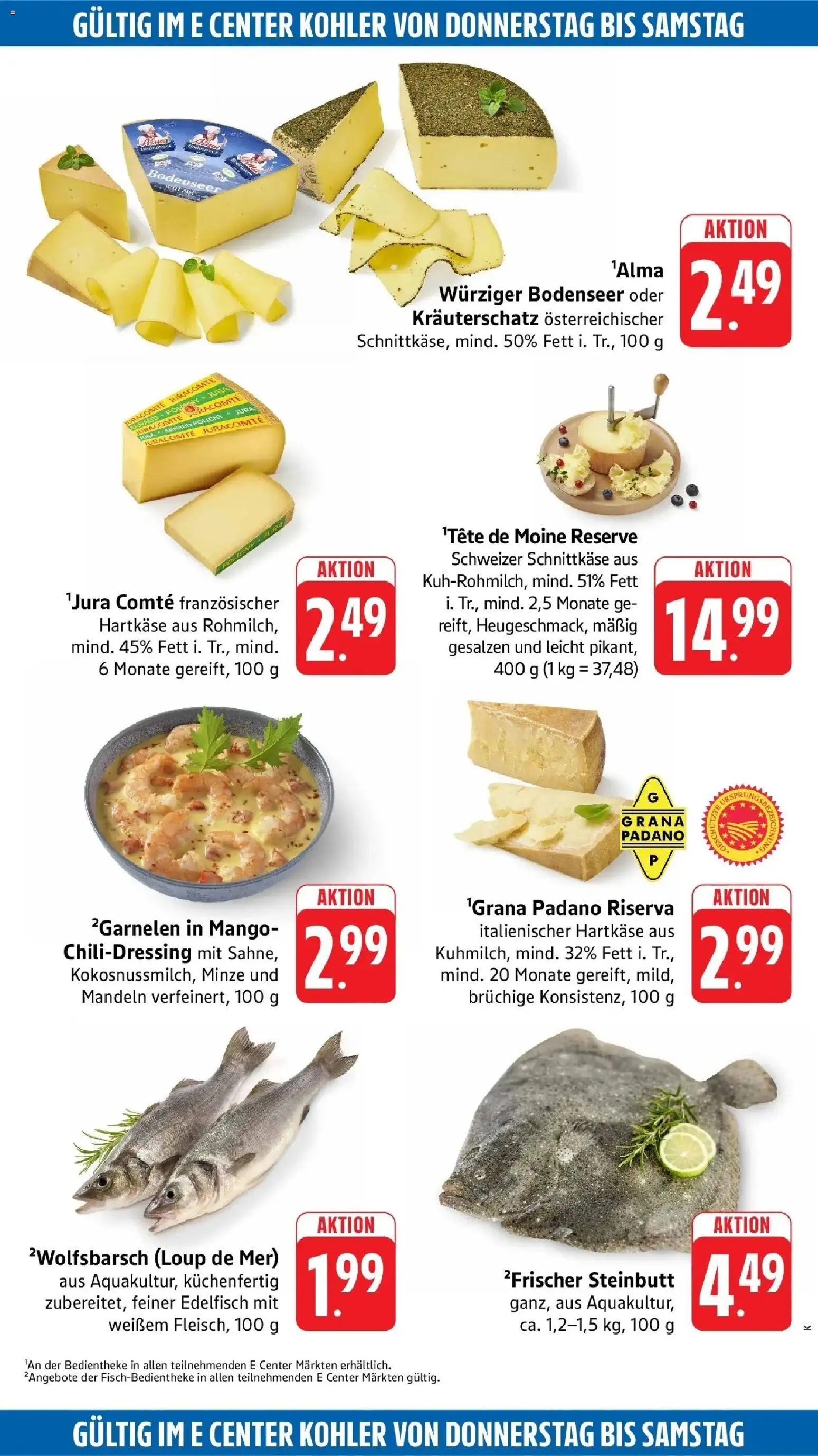 Edeka Prospekt Offenburg (ab 05.10.2026) » Angebote Online | Seite: 51 | Produkte: Jura, Grana Padano, Mandeln, Mango
