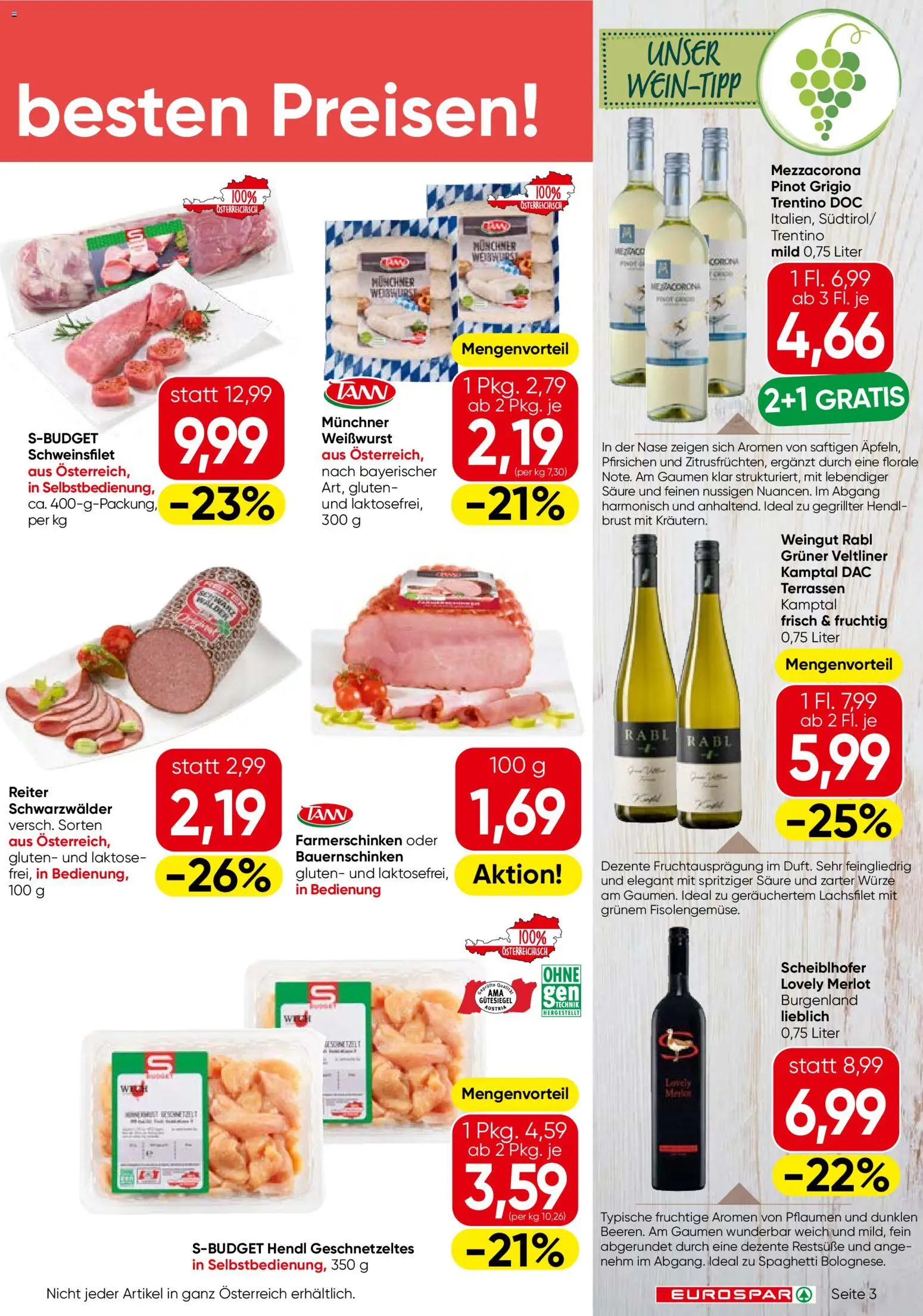Eurospar Flugblatt gültig ab 27.08.2026 | Seite: 3