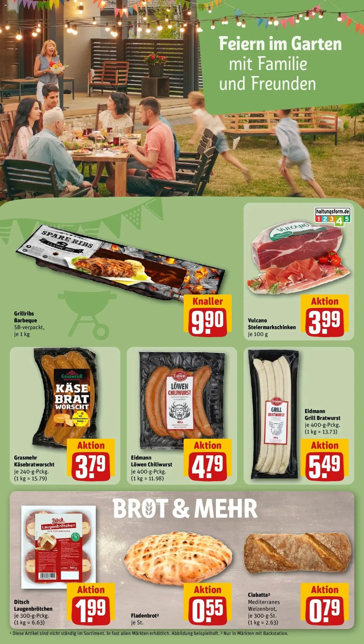 REWE Prospekt ab 17.08.2026 zum Blättern » Angebote | Seite: 19 | Produkte: Grill, Käse, Gouda, Bratwurst