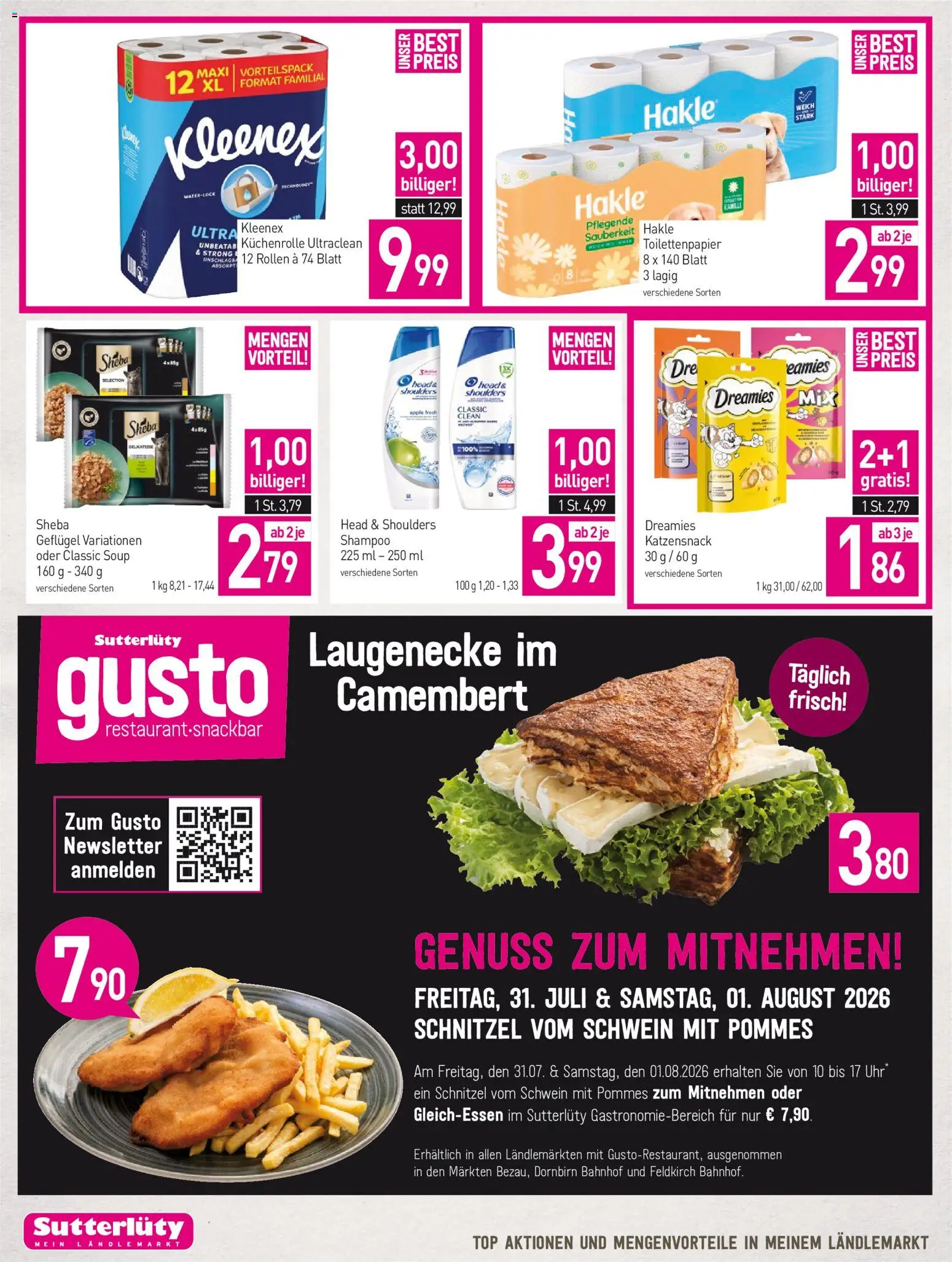 Sutterlüty Flugblatt gültig ab 30.07.2026 | Seite: 18 | Produkte: Shampoo