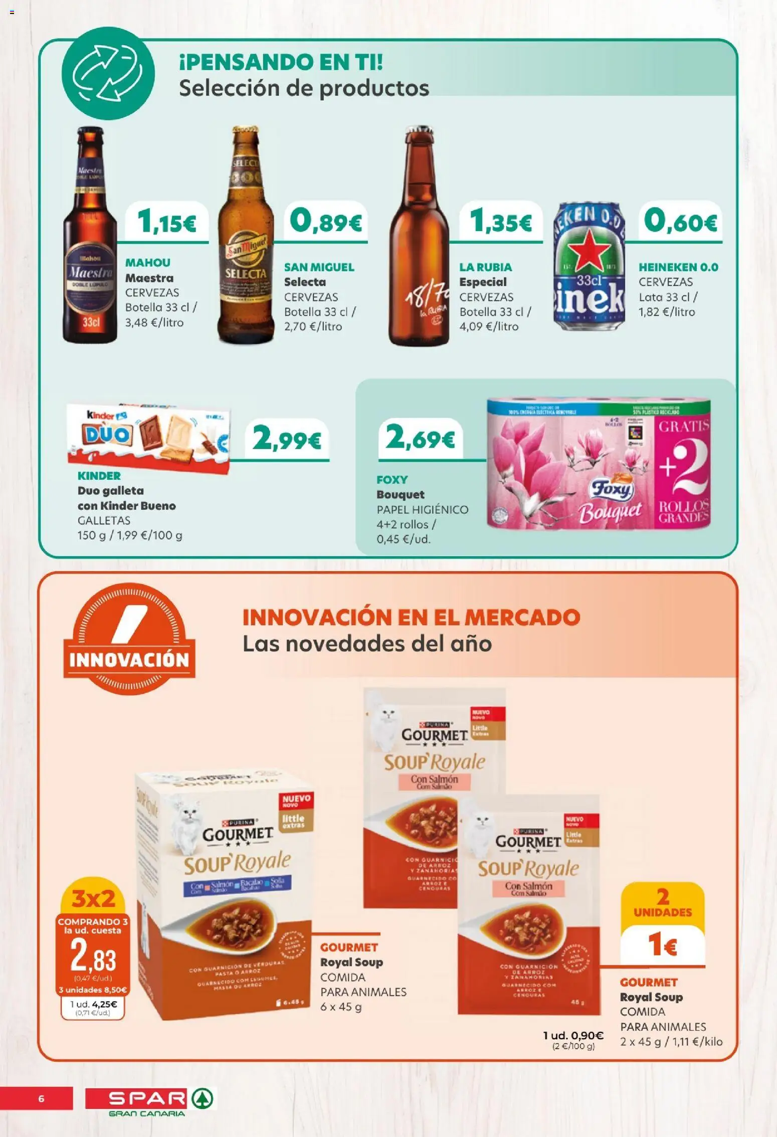 Spar folleto │ válido desde el 17.04.2026 | Página: 6 | Productos: Arroz, Pasta, Galletas, Σπανάκι