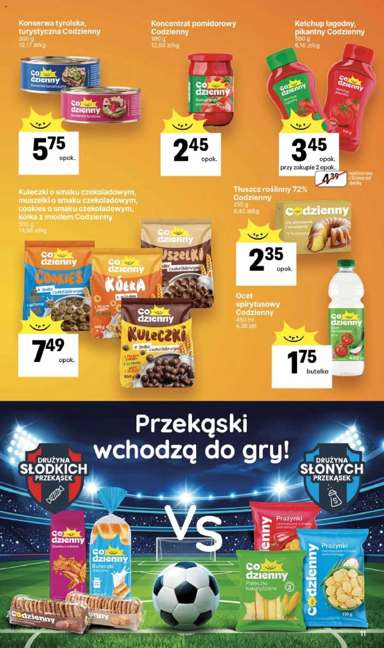 Delikatesy Centrum gazetka od 02.07.2026 | Strona: 11 | Produkty: Ocet spirytusowy, Ocet, Ketchup, Gry