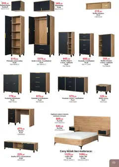Pogląd oferty "Bodzio Katalog" - ważna od 01.04.2026 | Strona: 69 | Produkty: Szafa, Komoda, Biurko, szafka RTV