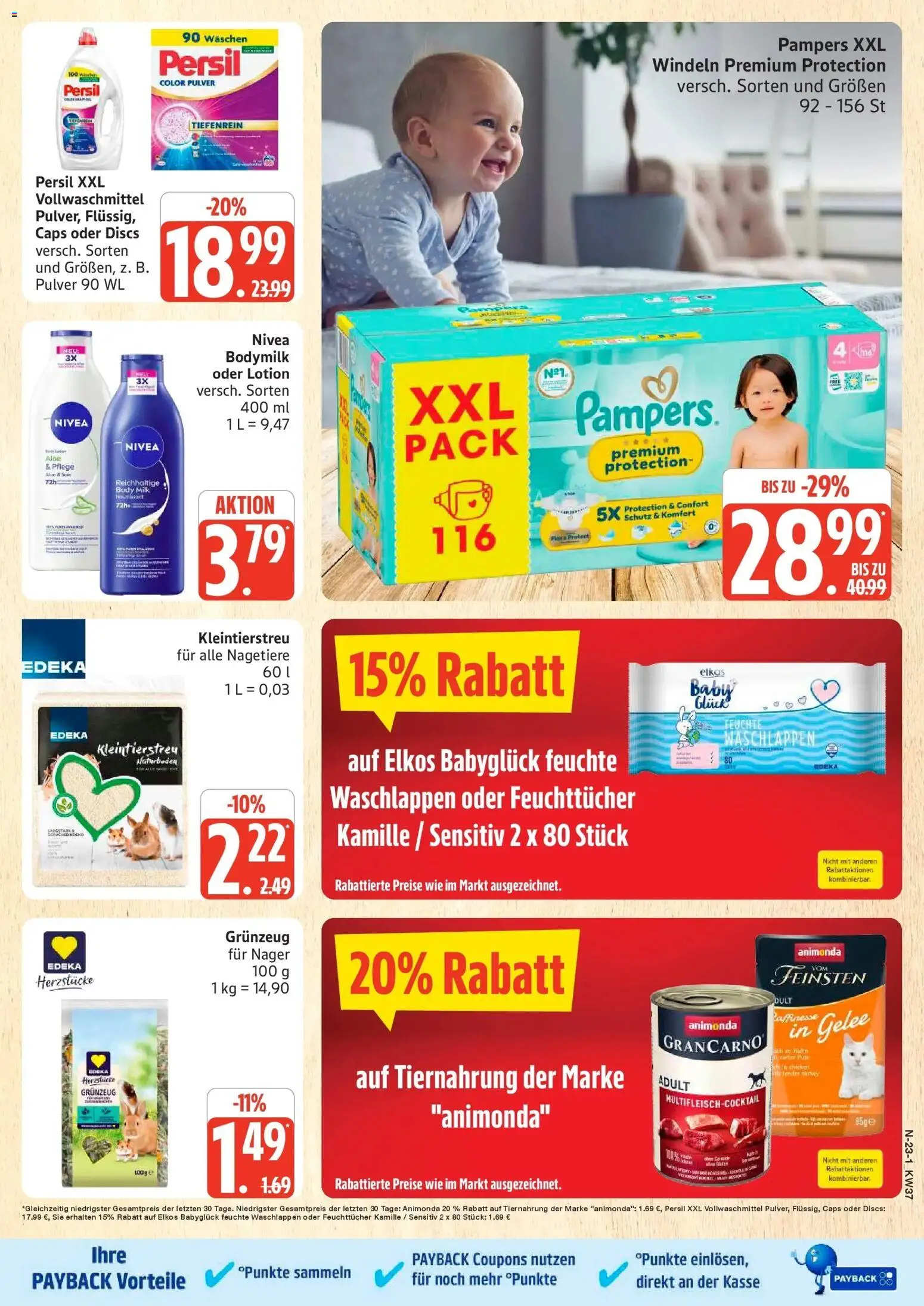 Marktkauf Prospekt Buxtehude (ab 07.09.2026) » Angebote online | Seite: 23 | Produkte: Pampers, Body Milk, Persil