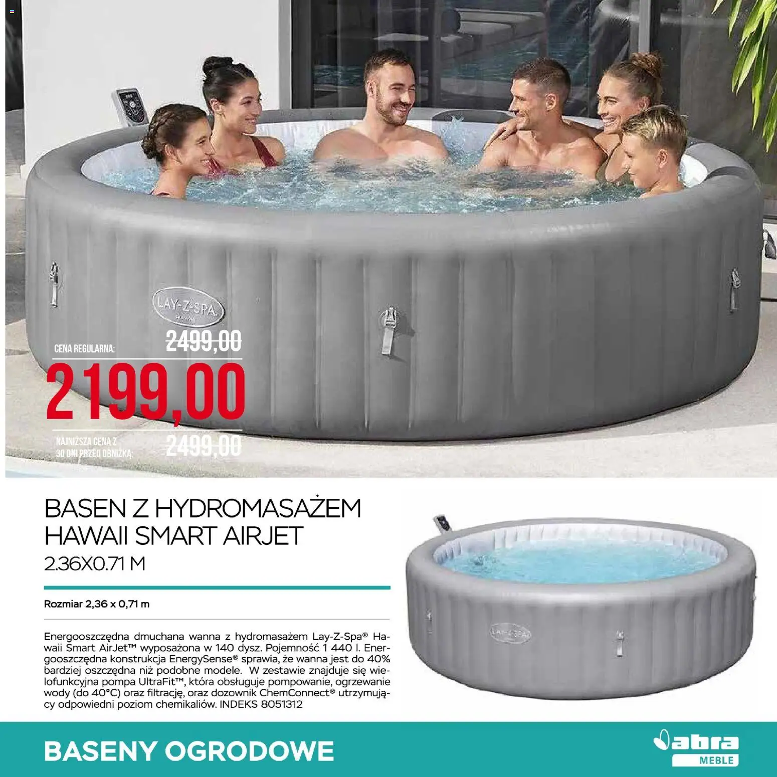 Abra meble gazetka od 27.05.2026 | Strona: 7 | Produkty: Basen