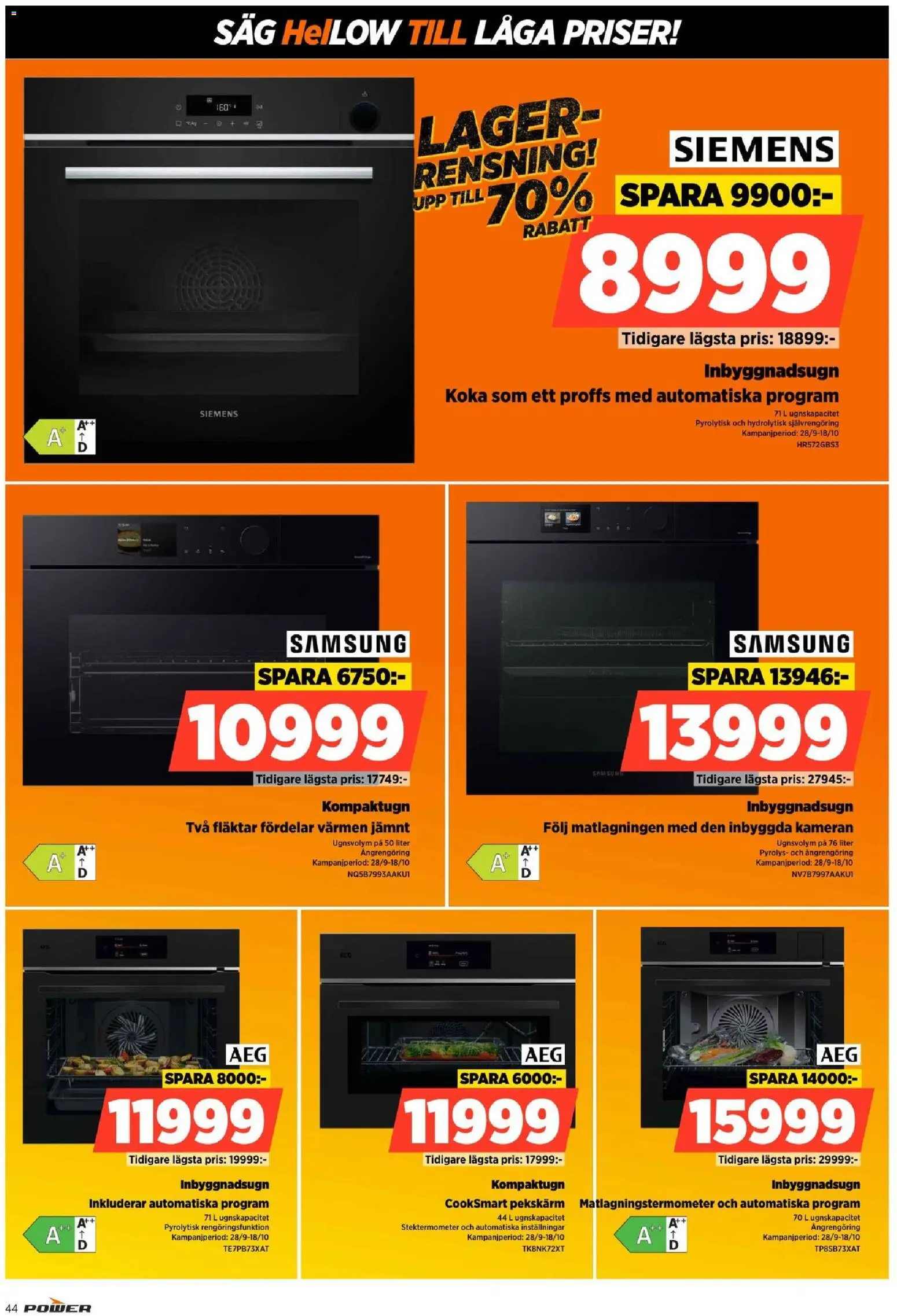 Power reklamblad aktuell från 12/10/2026 | Sida: 44 | Produkter: Såg