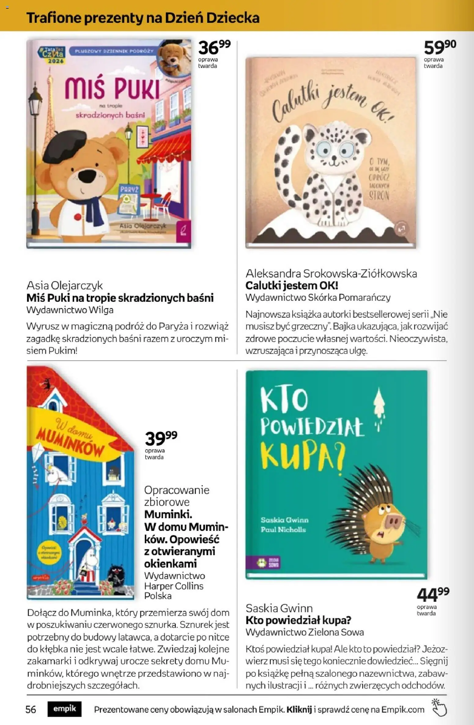 Empik promocje - Tom kultury Książki od 20.05.2026 | Strona: 56