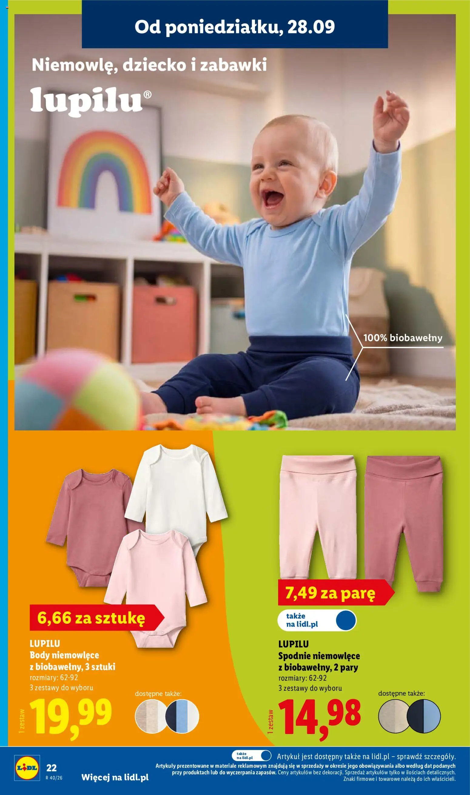 Lidl Polsko katalog od 28.09.2026 | Strana: 26 | Produkty: Body