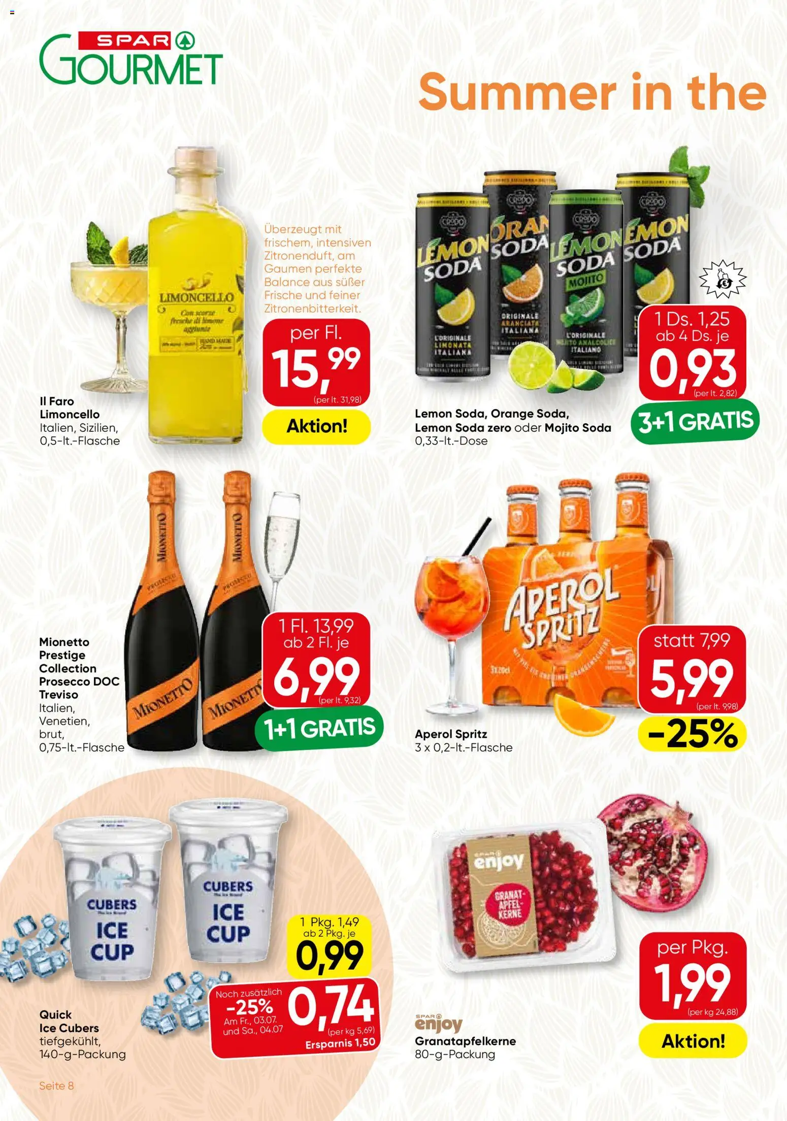 SPAR Gourmet Flugblatt gültig ab 01.07.2026 | Seite: 8