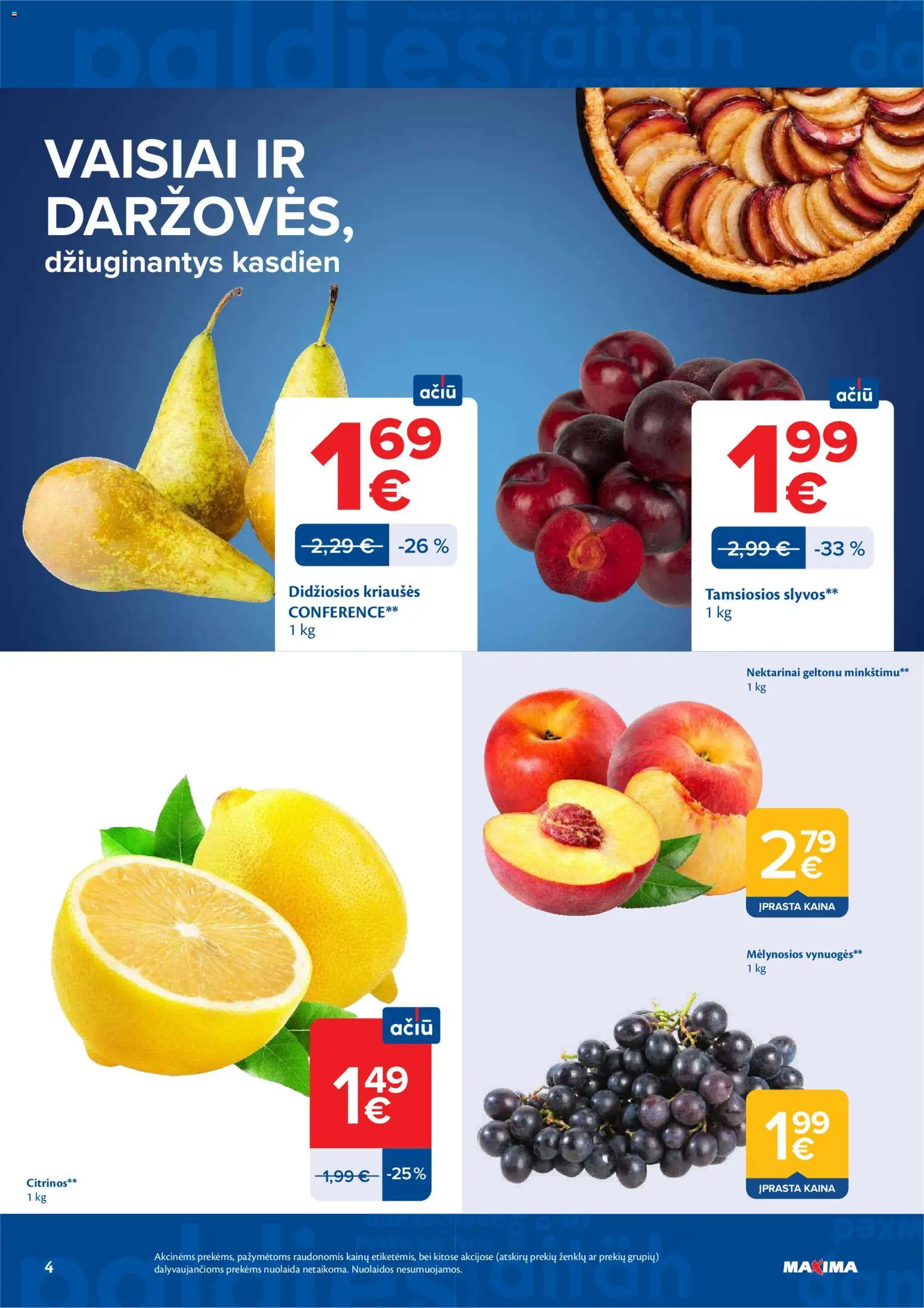 MAXIMA akcijos nuo 2026.09.29 | Puslapis: 4