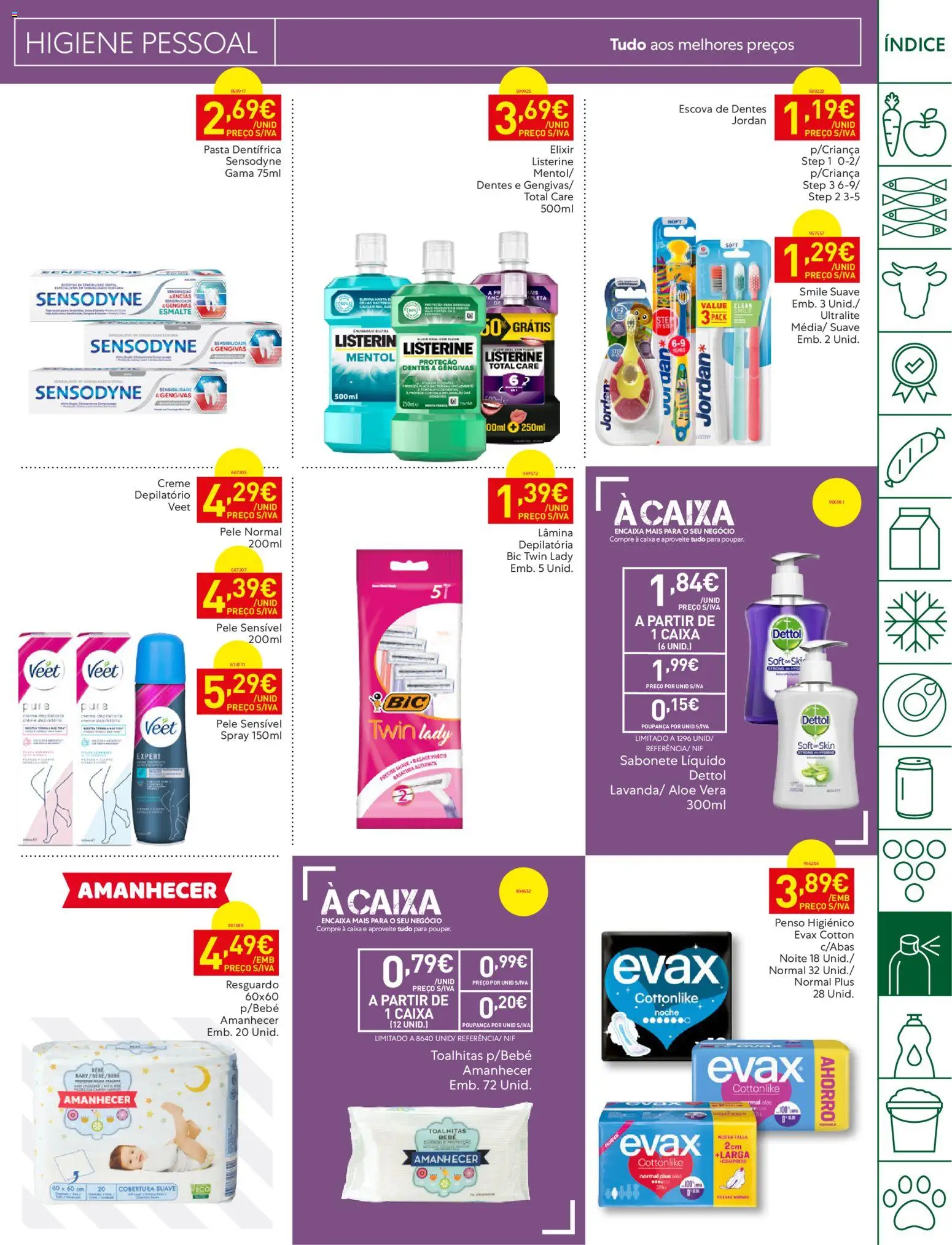 Recheio folheto Madeira │ válido de 23/06/2026 | Página: 33 | Produtos: Sabonete líquido, Escova de dentes, Caixa, Creme