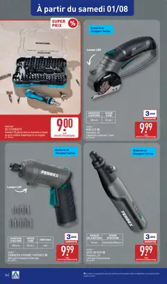 Aldi - Prévisualisation de Aldi catalogue valide à partir de 28/07/2026 | Page: 38 | Produits: Tournevis, lampe LED, Lampe, Livre