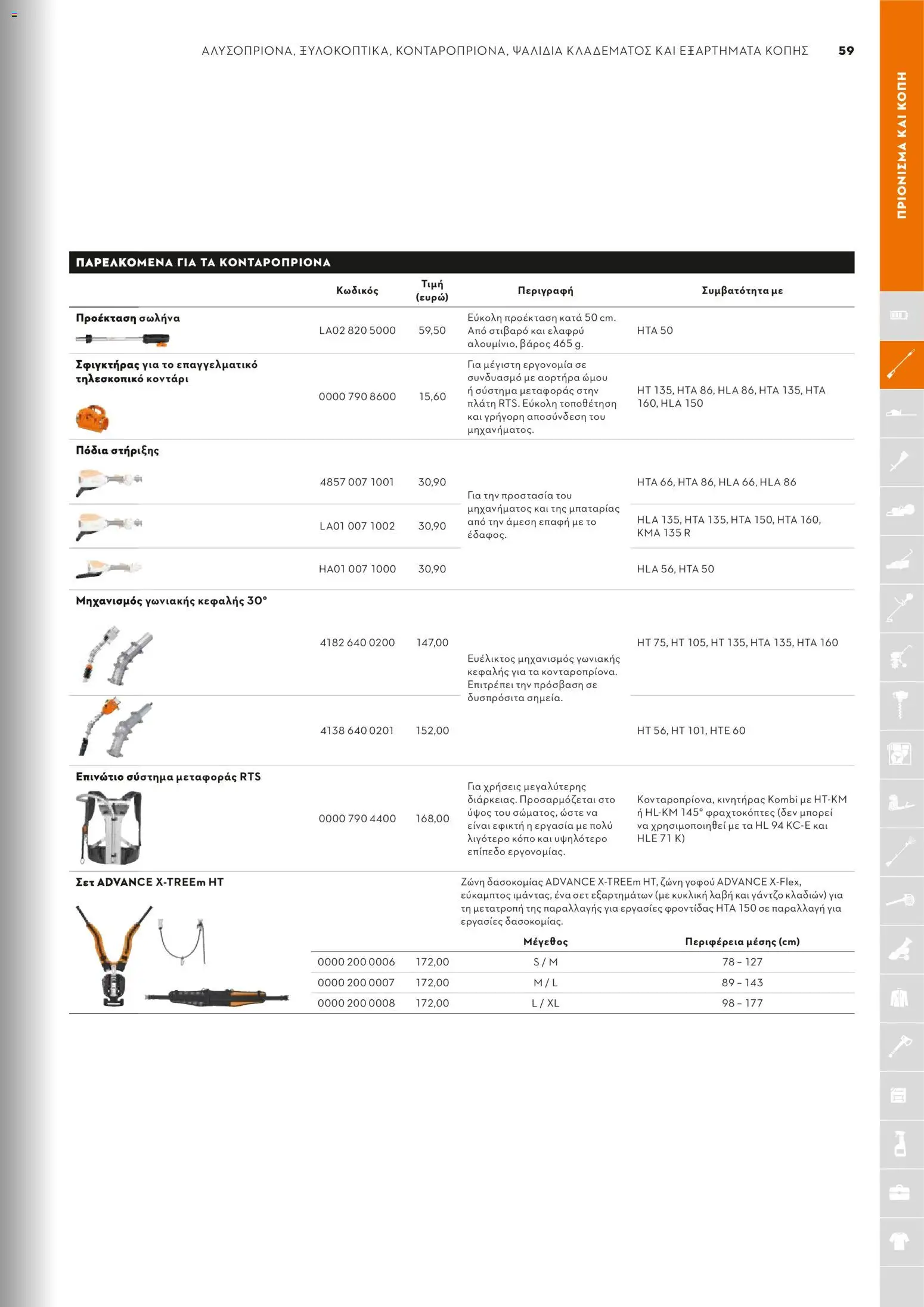 Stihl - Κατάλογος – σε ισχύ από 01/02/2026 | Σελίδα: 60